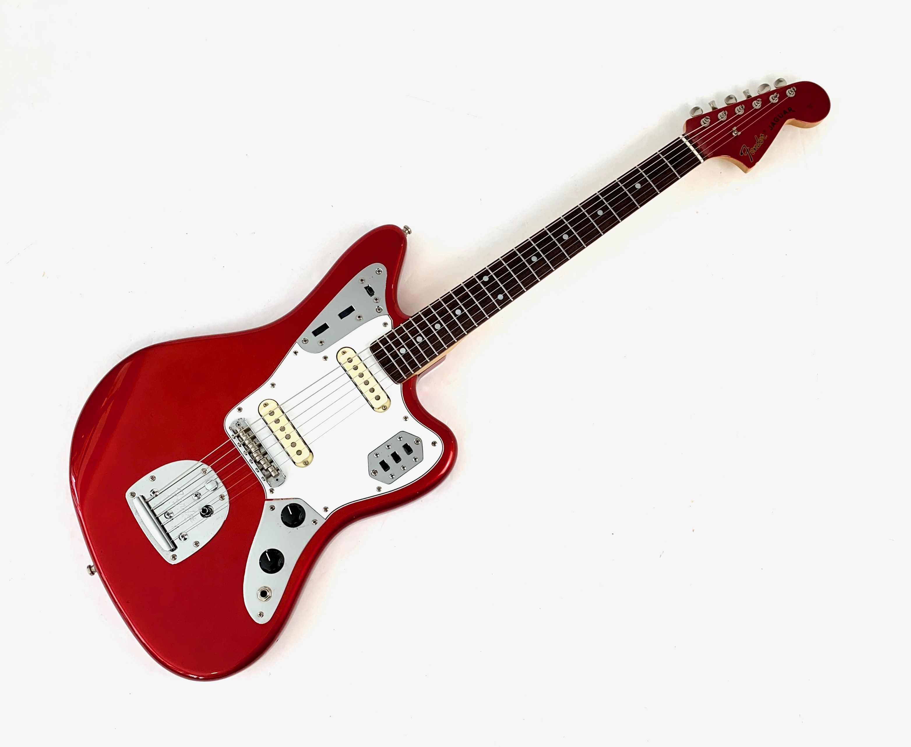 Fender Jaguar JG-66 Candy Apple Red 1997-2000 crafted in Japan
