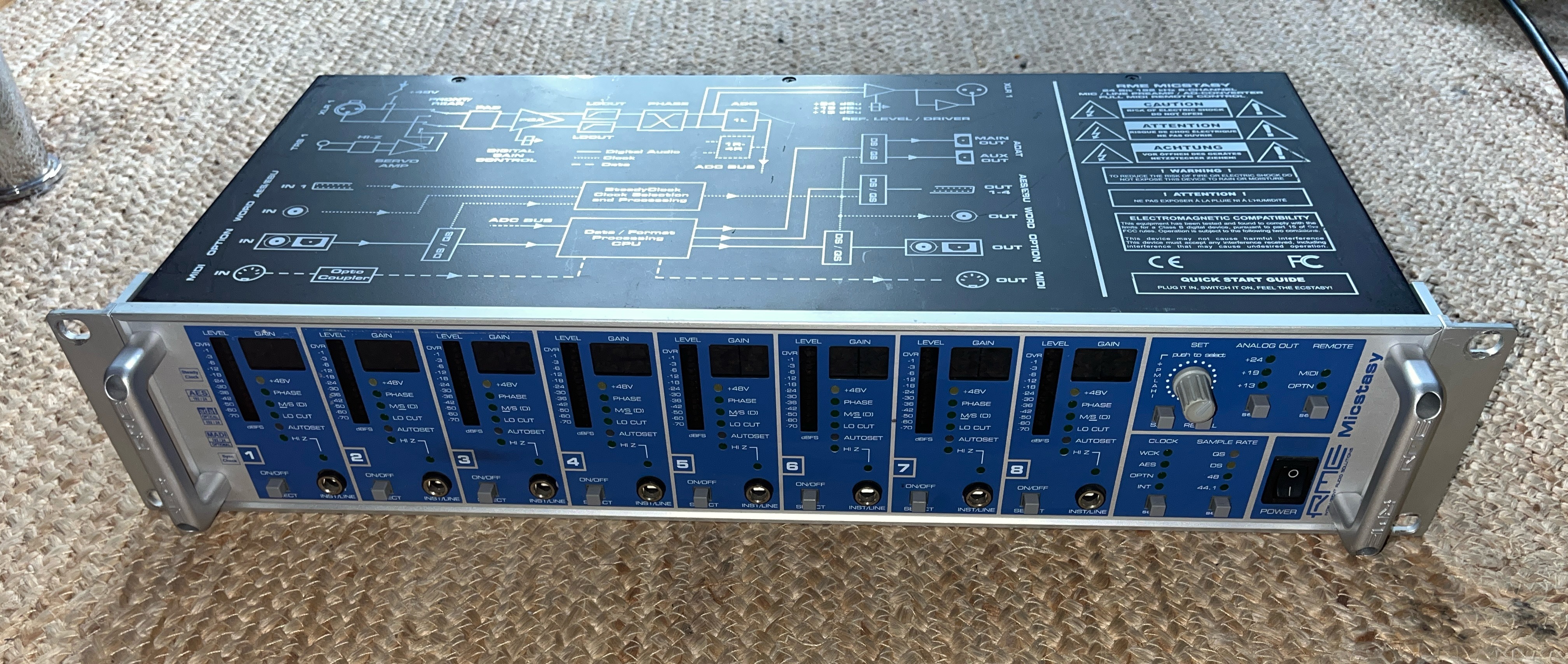 RME MICSTASY AVEC OPTION CARTE MADY 