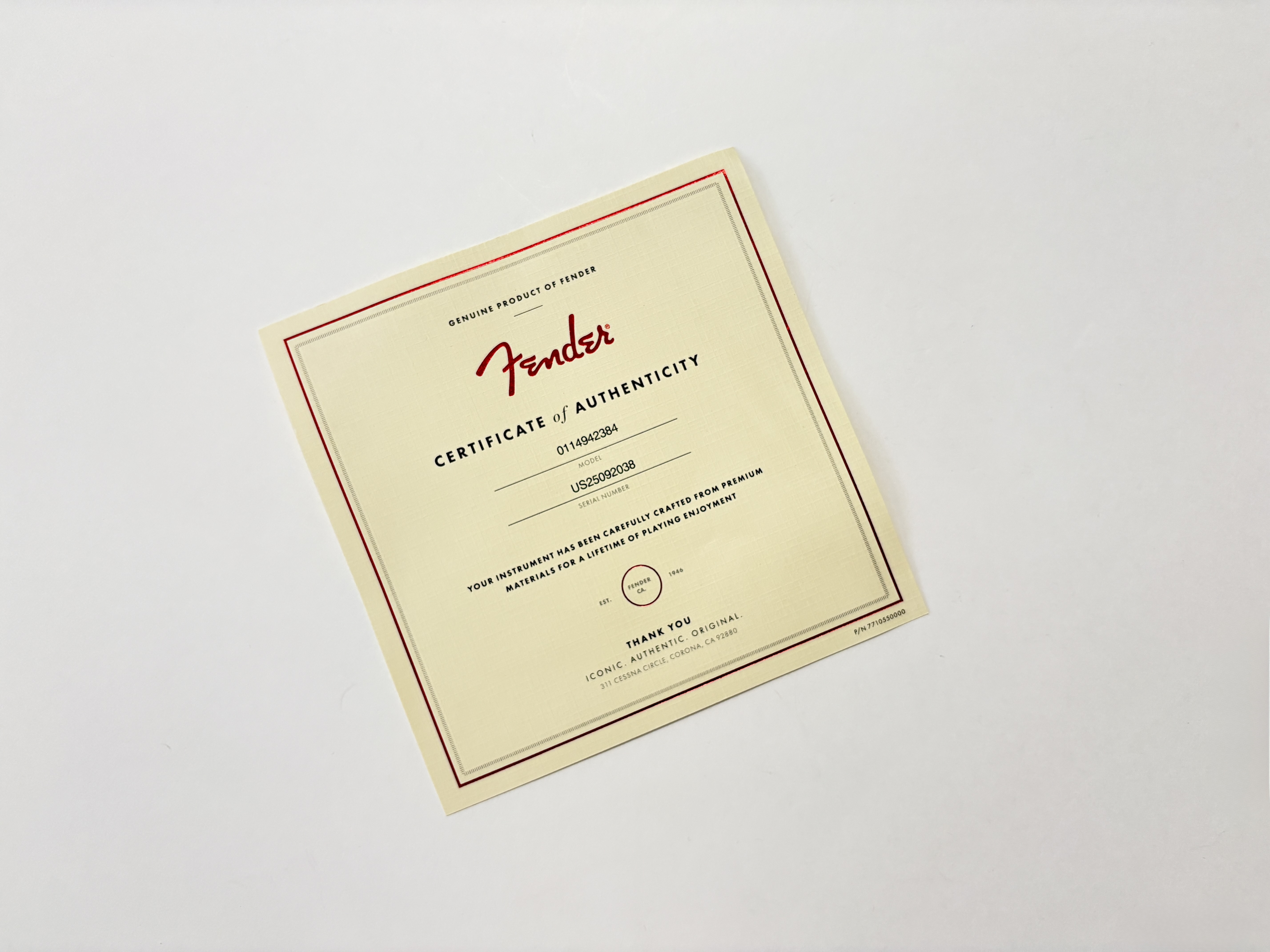 Fender American Professional Classic Stratocaster (22437)