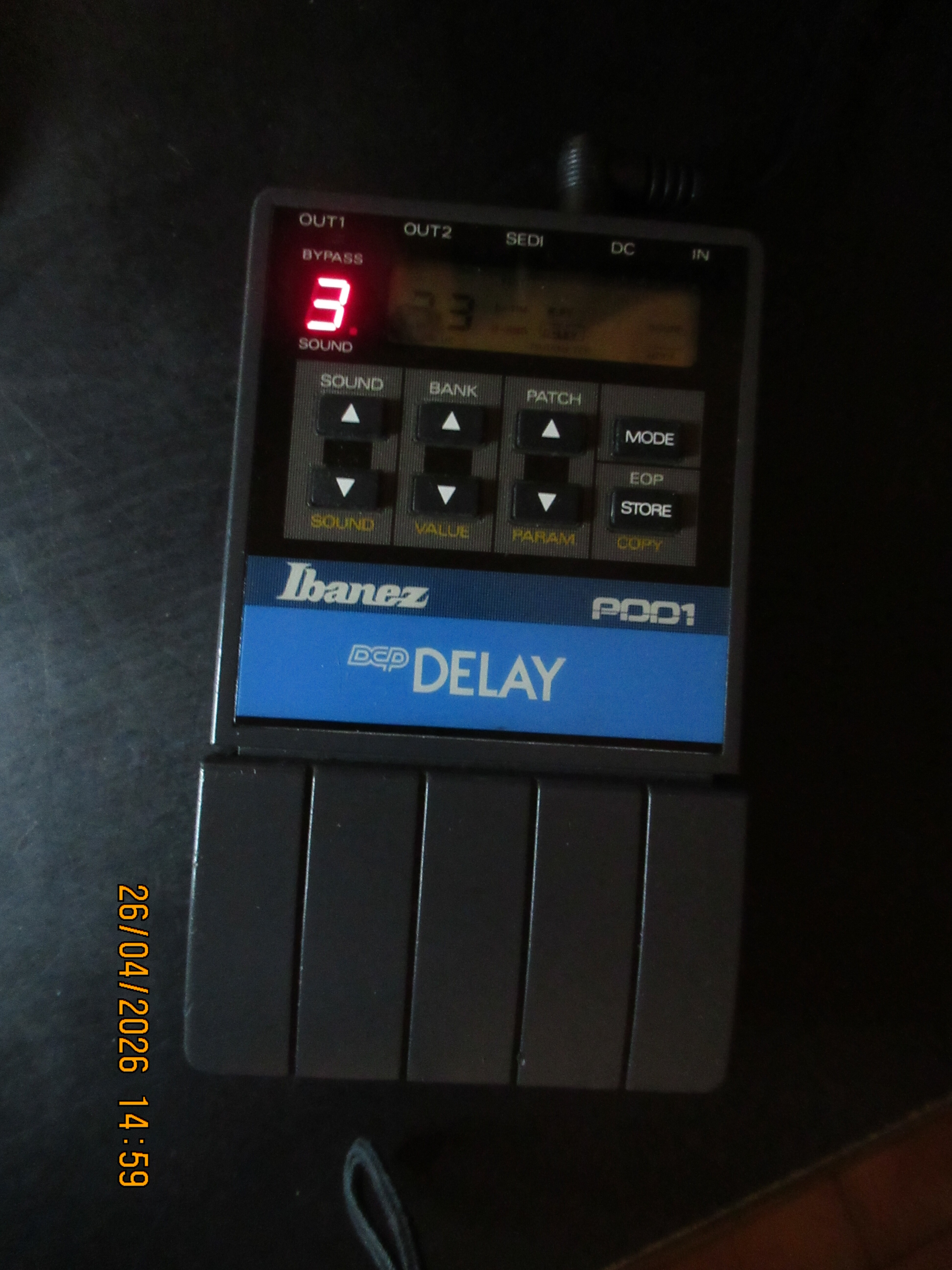Ibanez delay pdd1 vintage