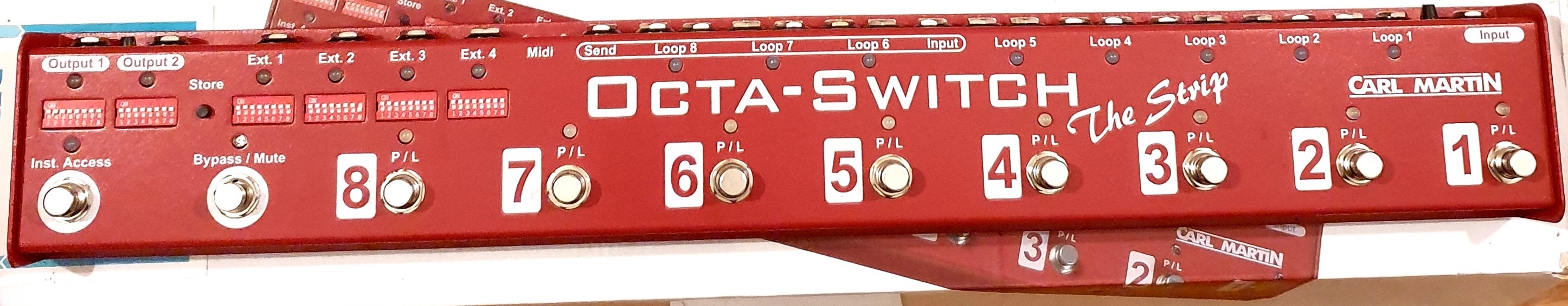 Vends Carl Martin Octa-Switch The Strip