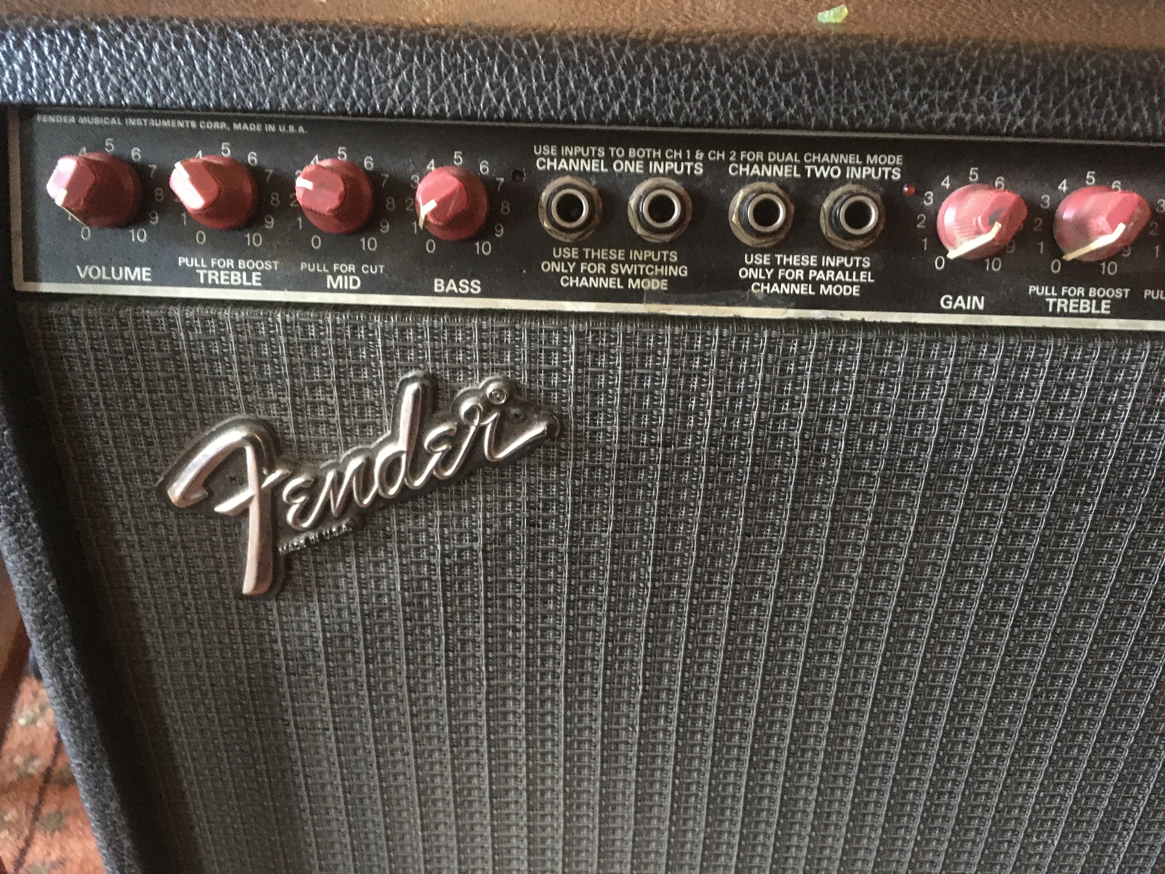 Fender The Twin "red knobs"