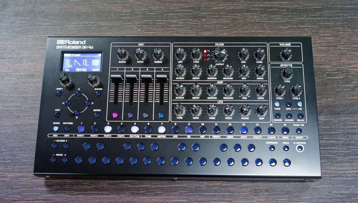 Roland SH-4D + Decksaver
