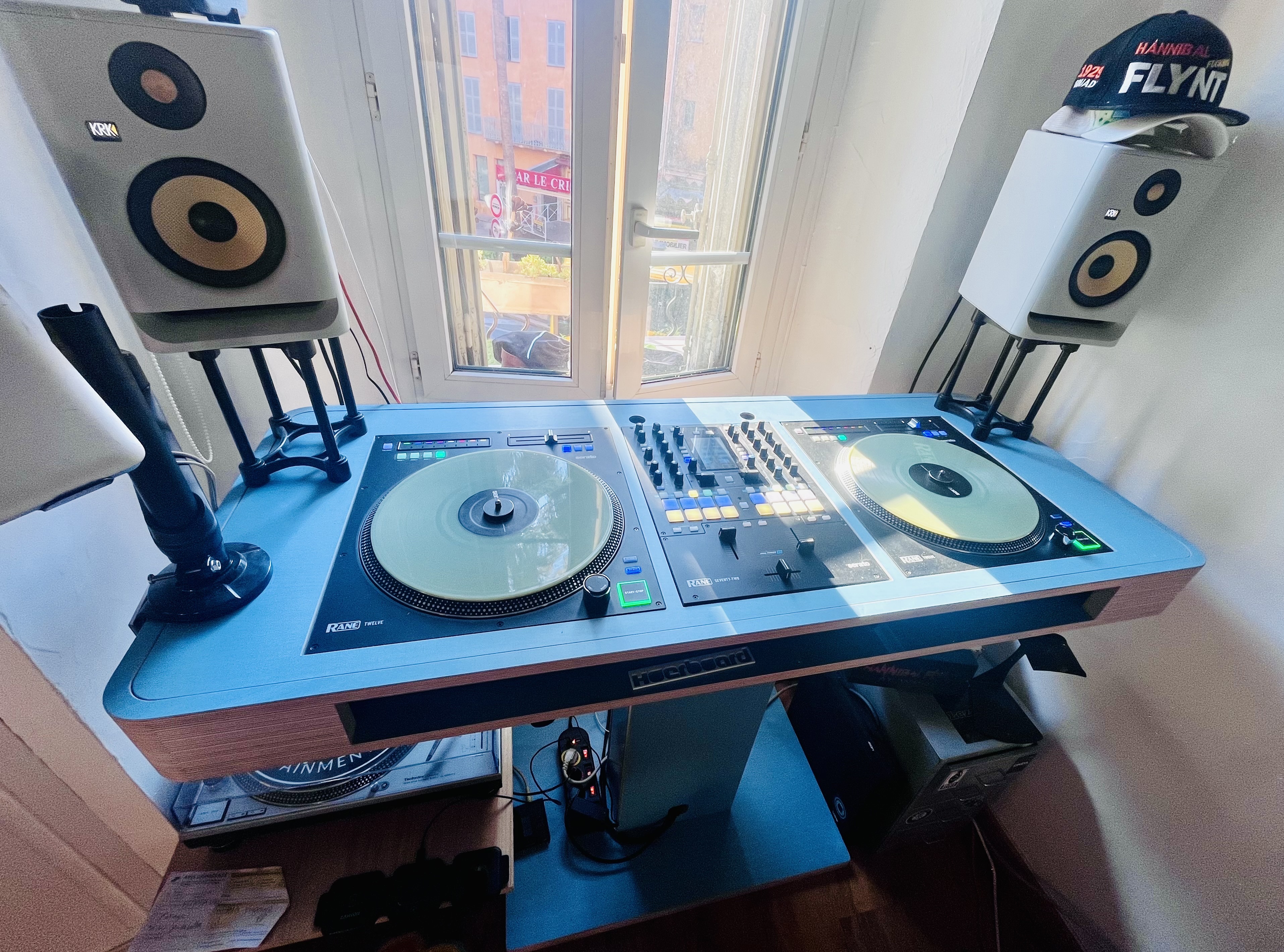 Ensemble 2 platines Rane Twelve + 1 table de mix Rane Seventy Two + 3 Decksavers