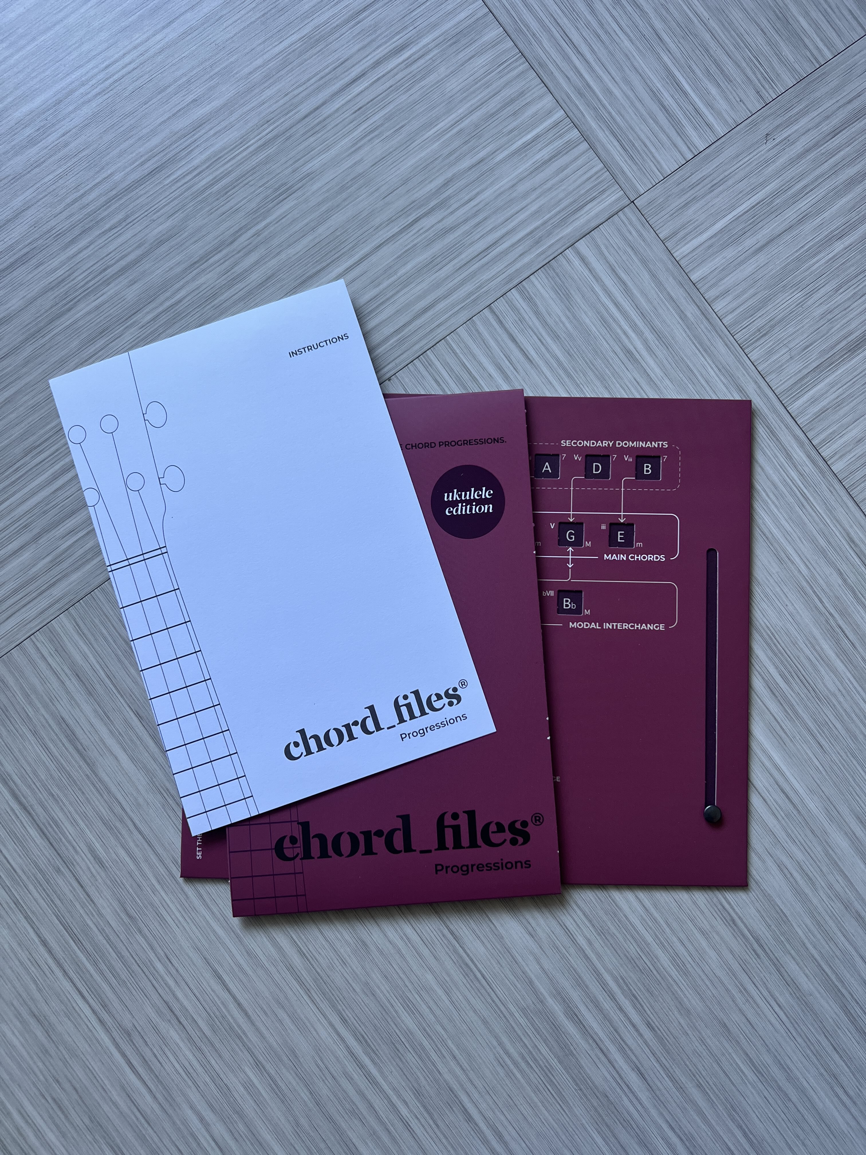 Vends Chord Files Ukulele Progressions et Dark Harmony