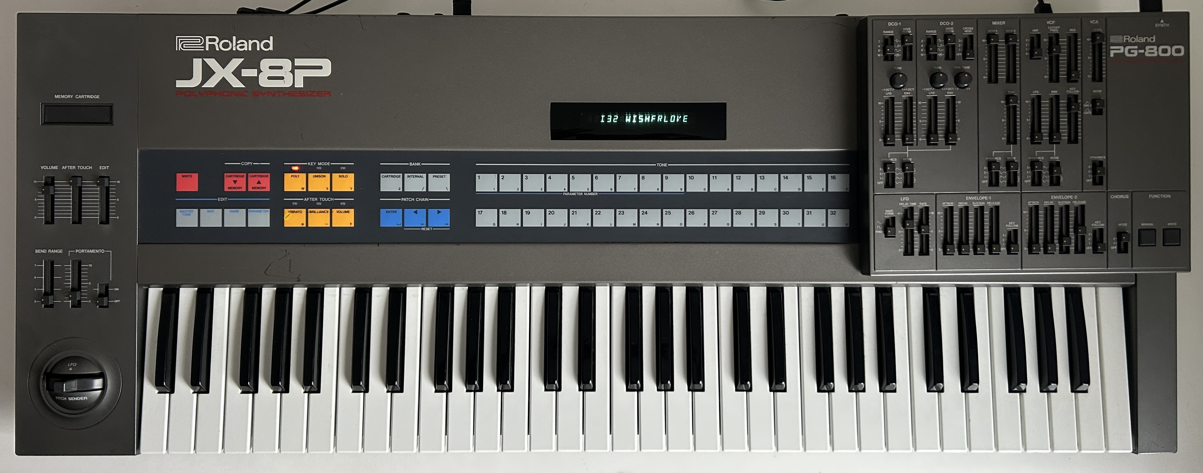 Roland JX-8P + PG-800