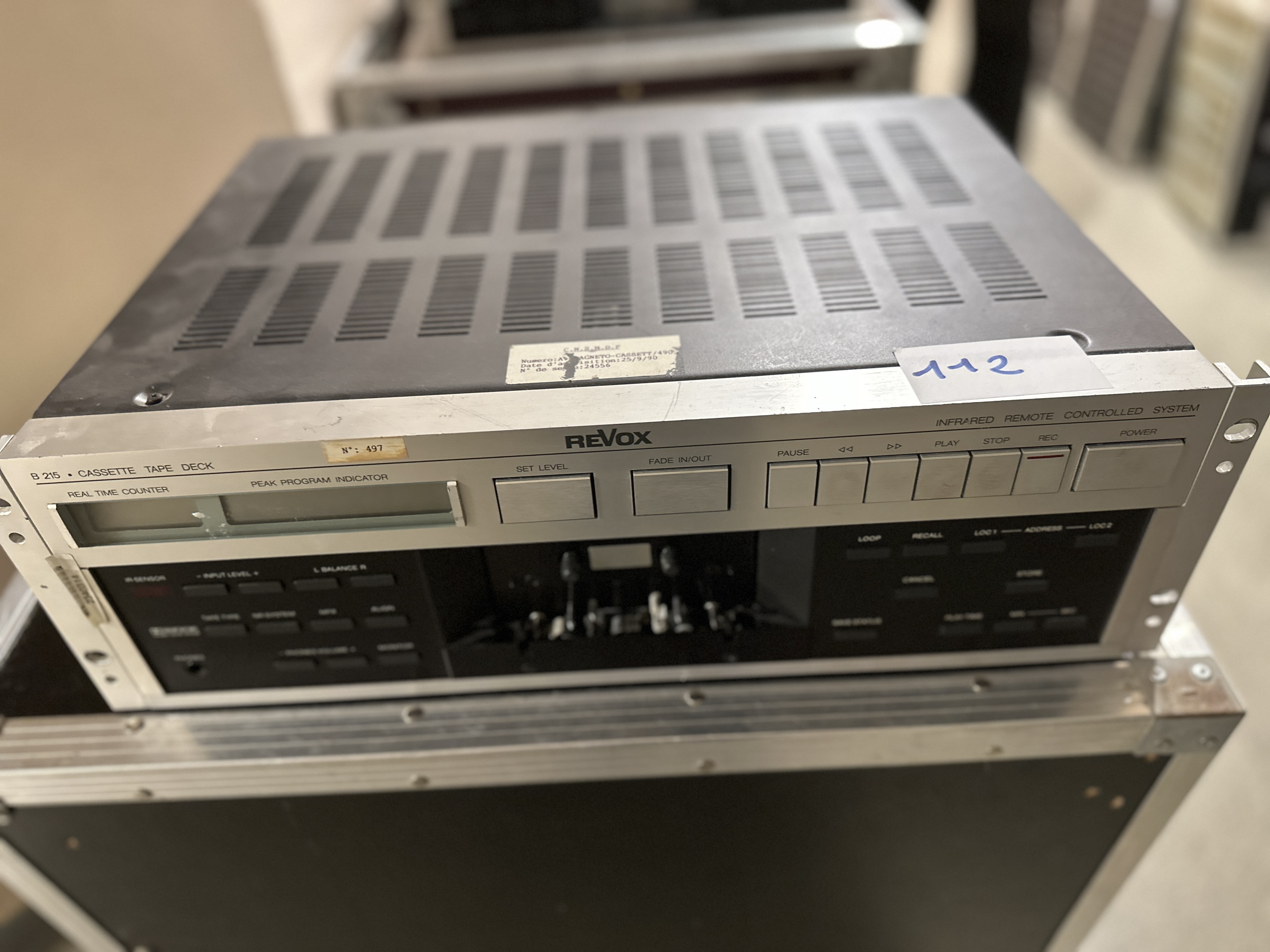 Lecteur K7 Revox B215 MK II