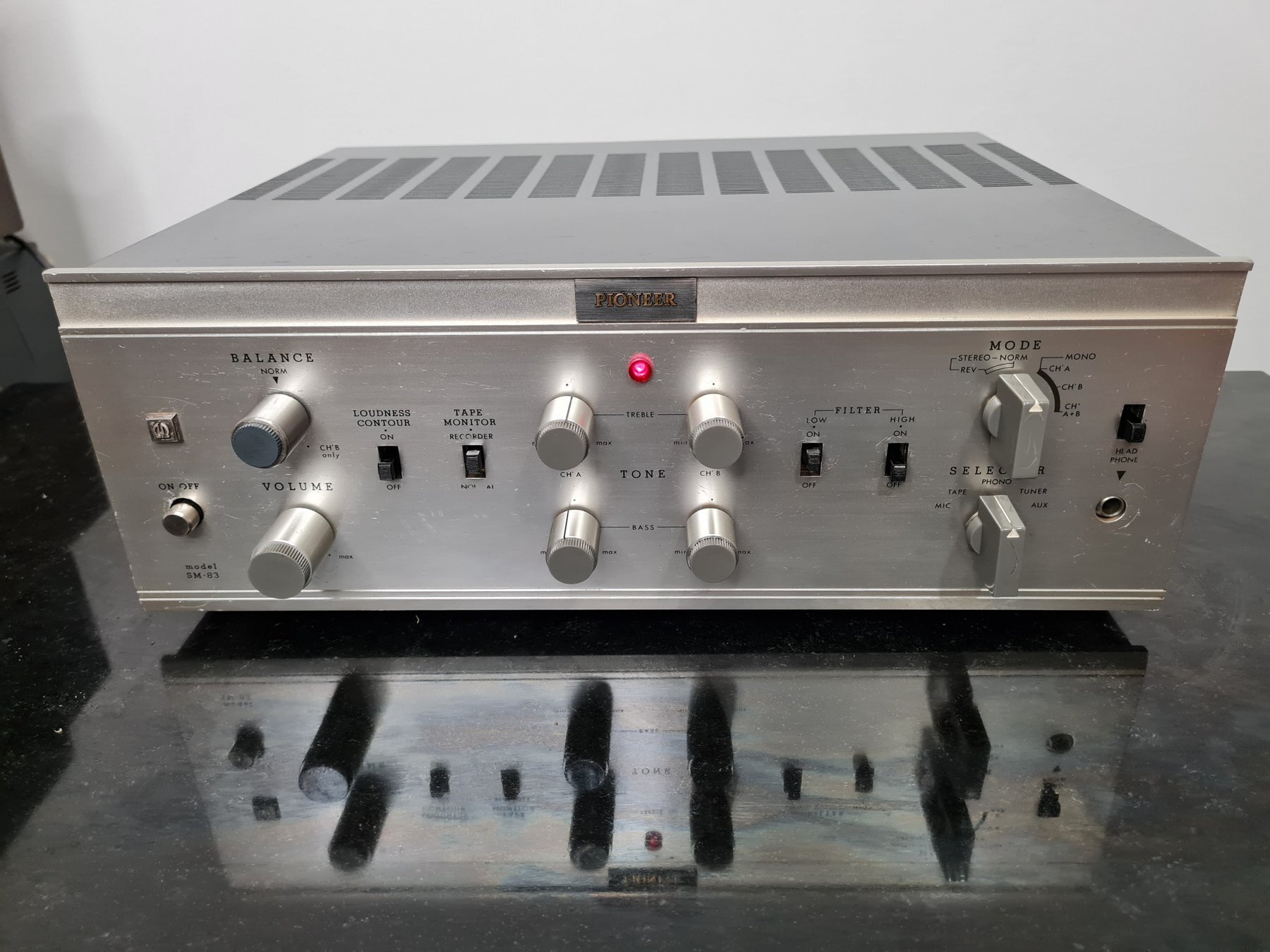 Pioneer SM-83 – ampli à lampes vintage – révisé – très bon état