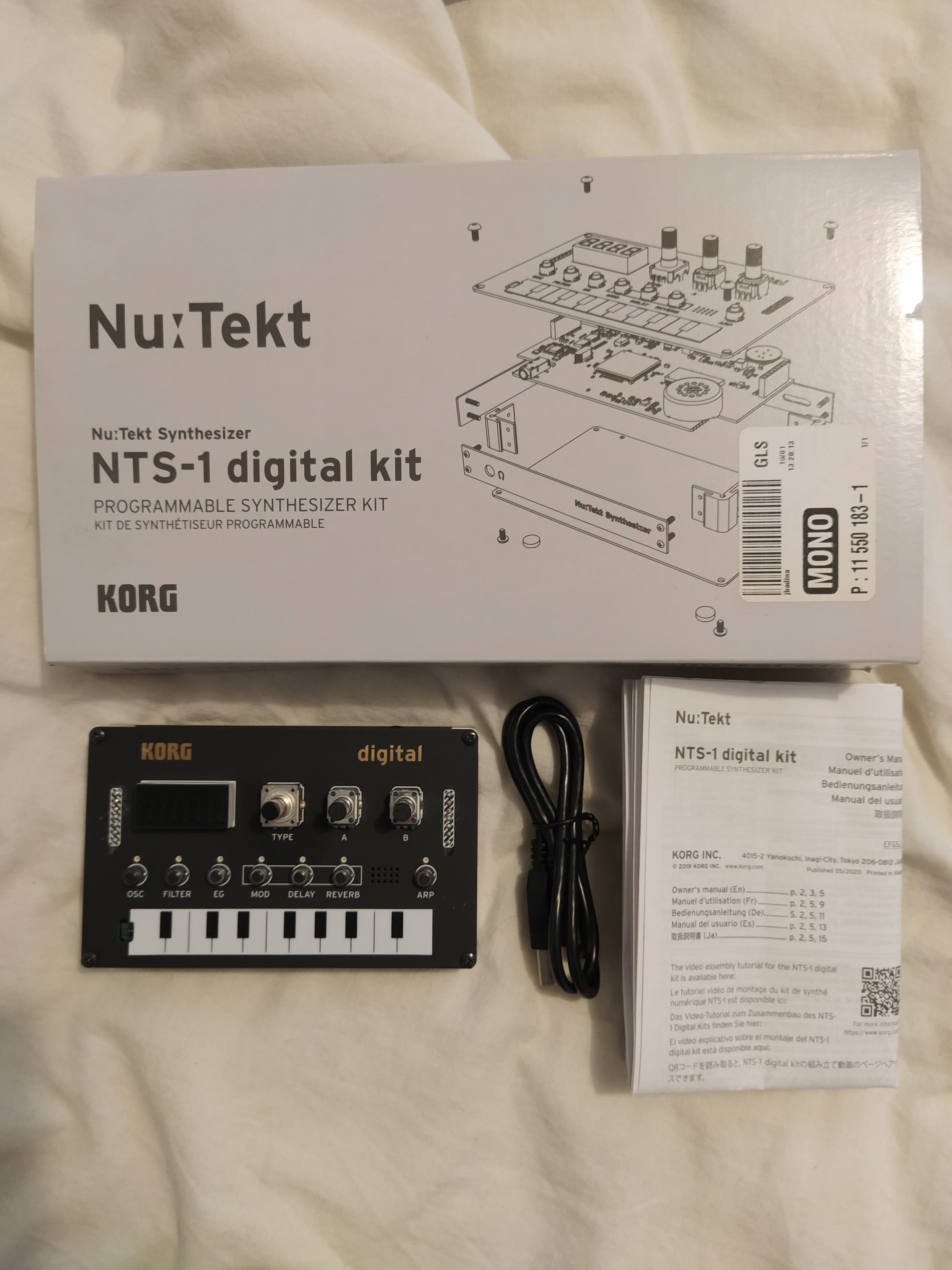 Vends Korg Nu-Tekt NTS-1 monté