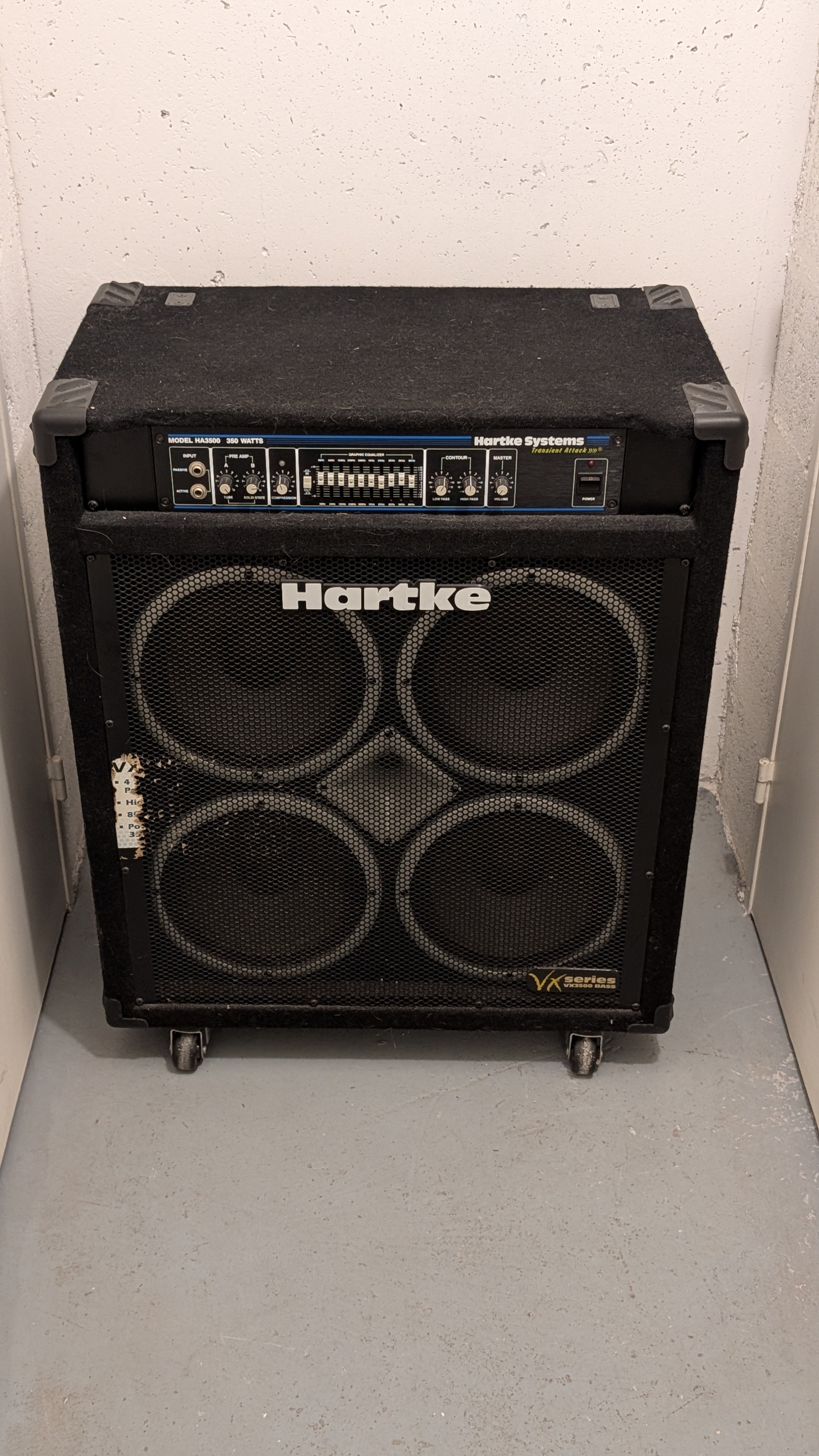 Vends Combo basse Hartke VX3500