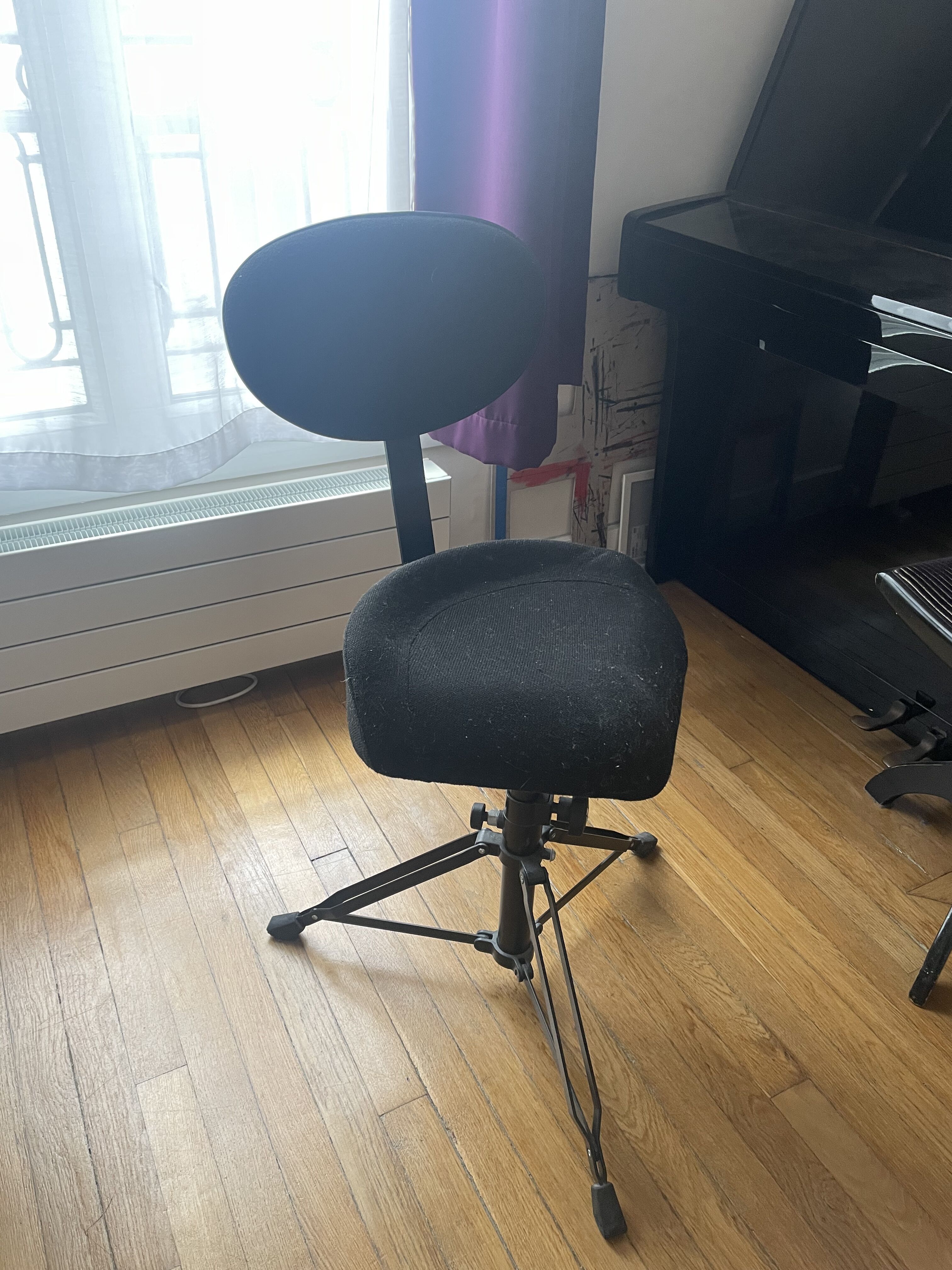 Vds Siège musicien/batteur avec dossier amovible  K&M 14058 Drum Throne 