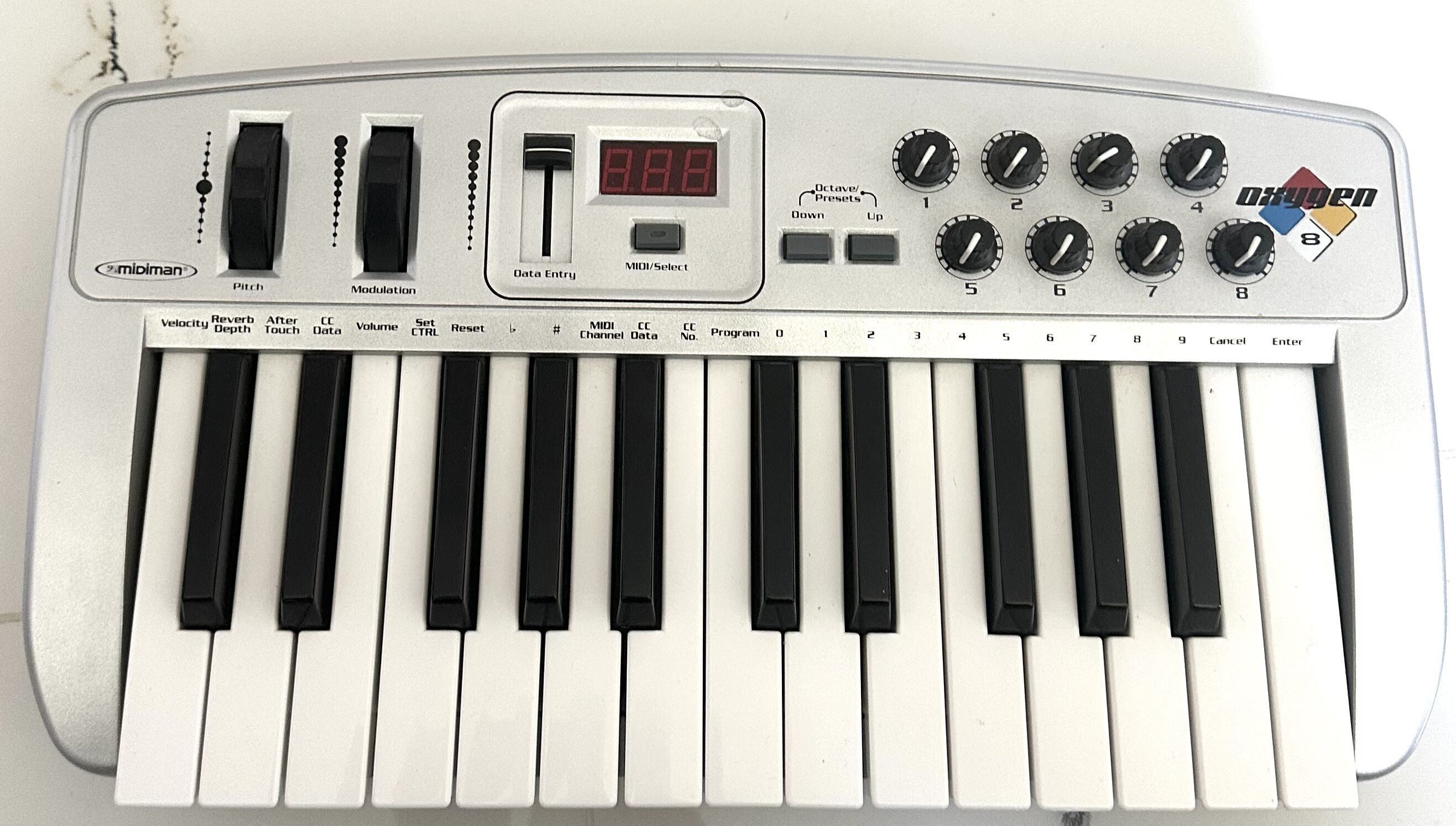 Clavier maître Midi Oxygen 8 25 notes