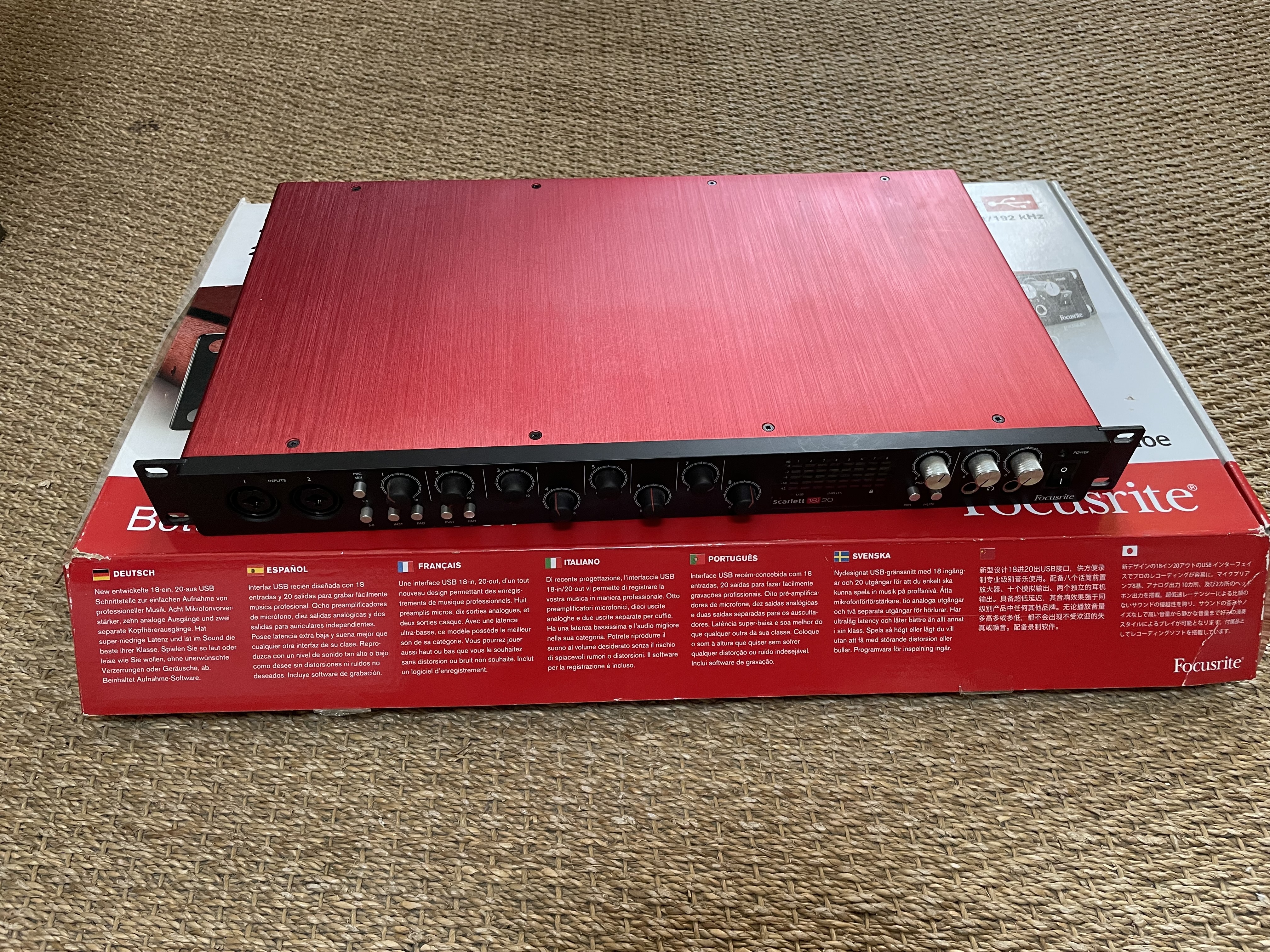 Focusrite Scarlett 18i20 2nd gen