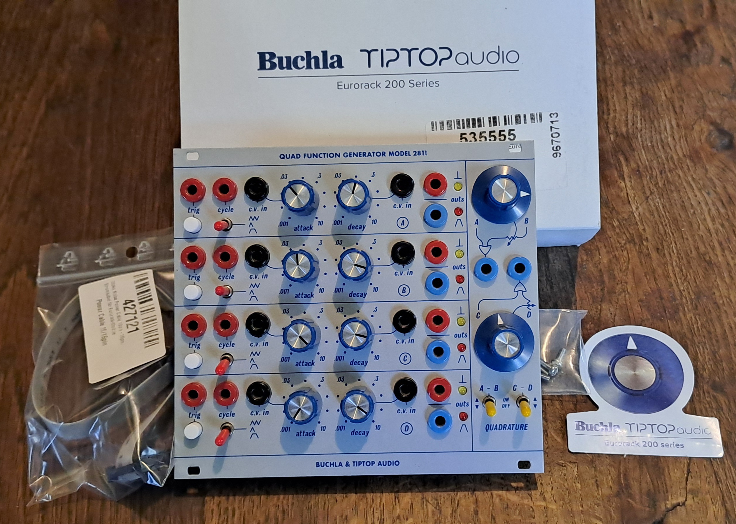 Vends Tiptop Audio Buchla Model 281t