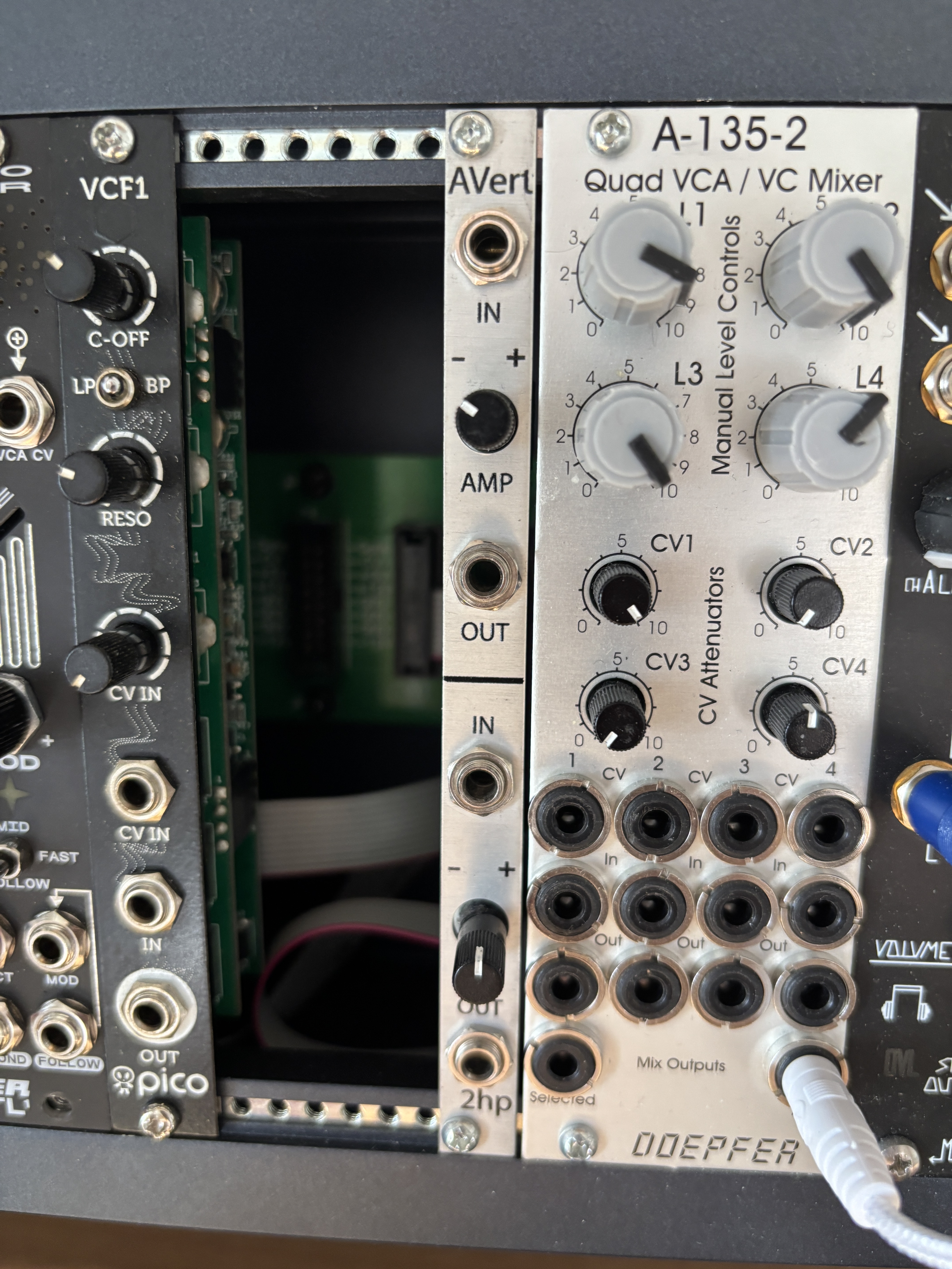 Vends module eurorack 2hp AVert