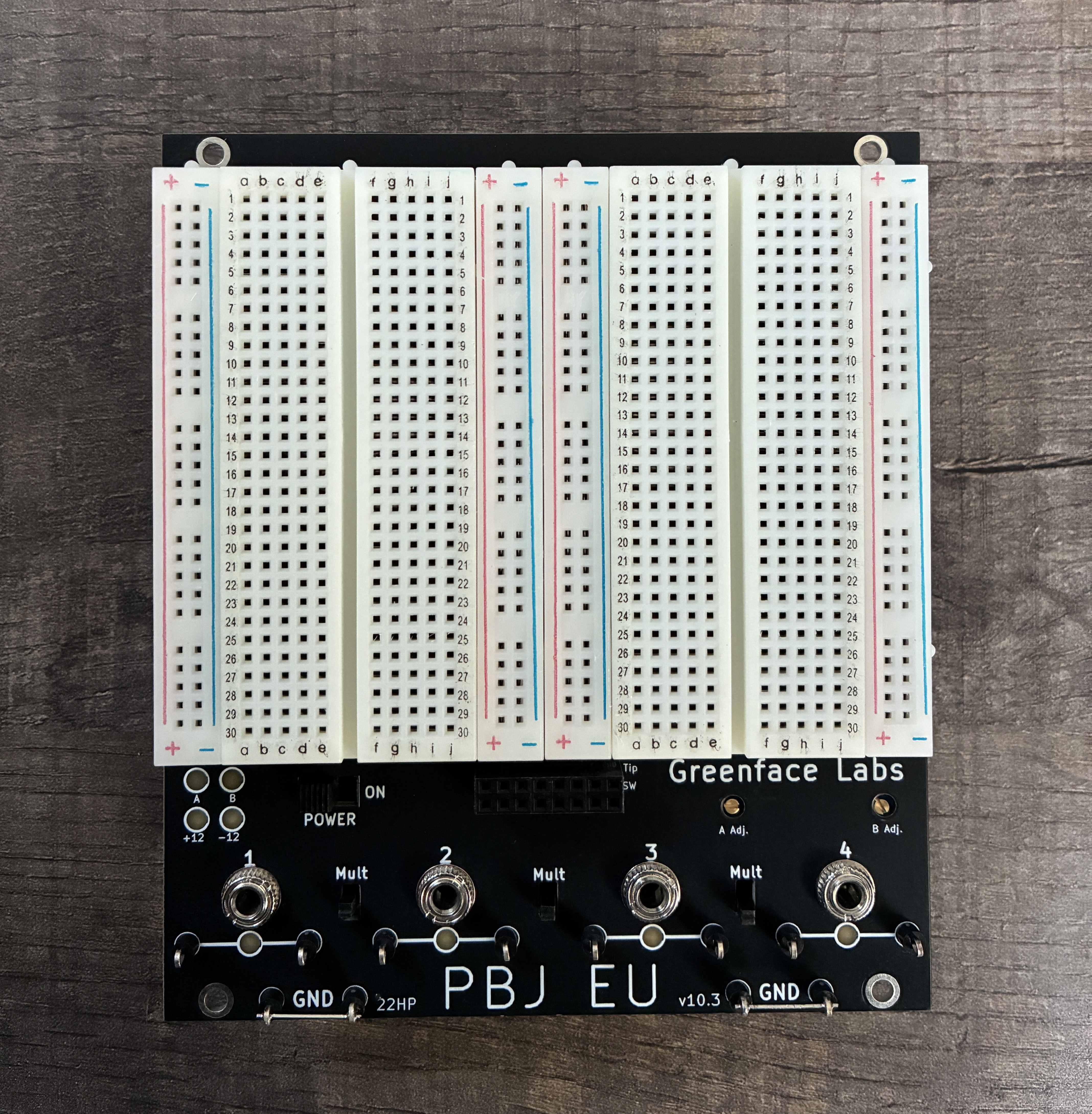Vends Module Eurorack breadboard test lab GreenFace lab comme neuf