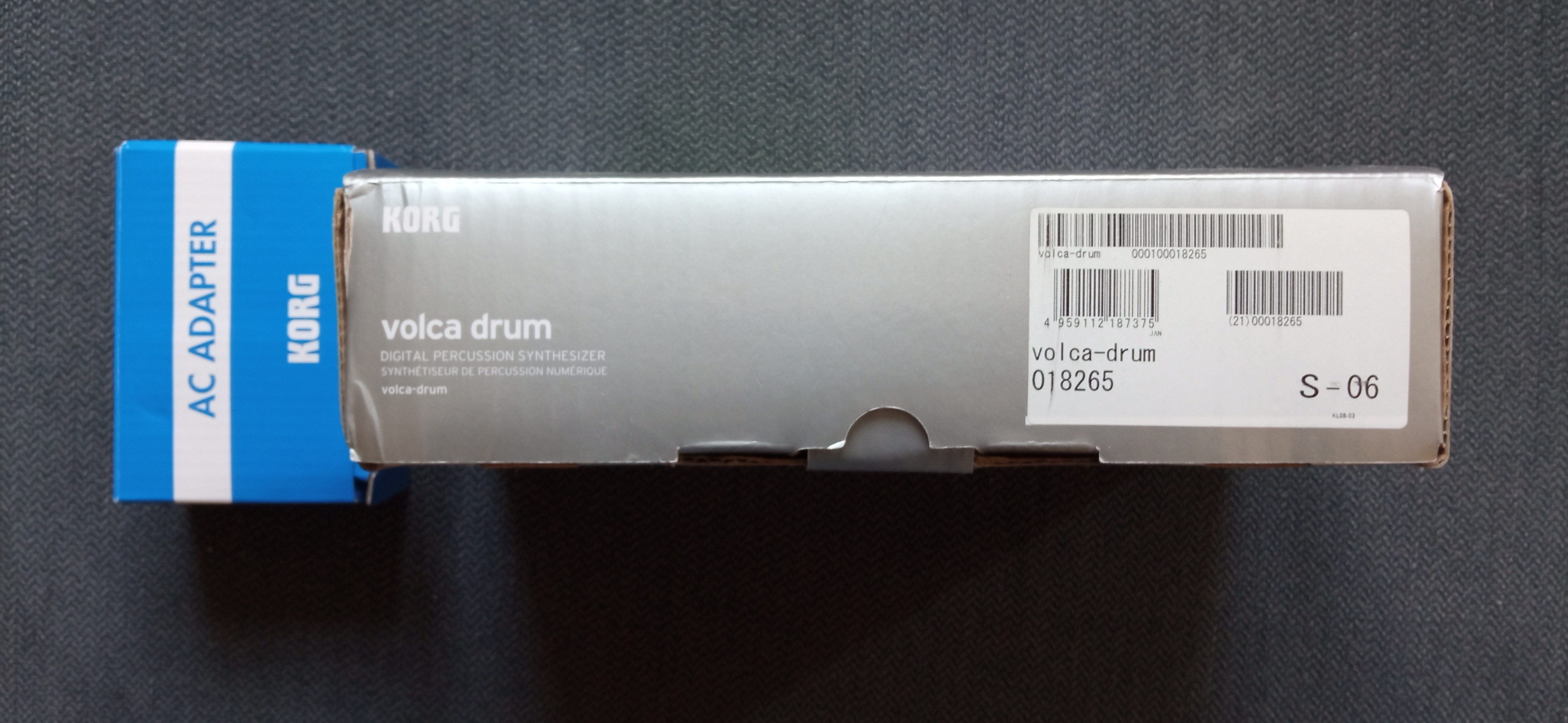 Korg Volca Drum 2 boxes lateral