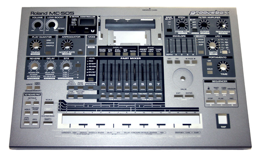 Don d'organes pour groovebox Roland MC505