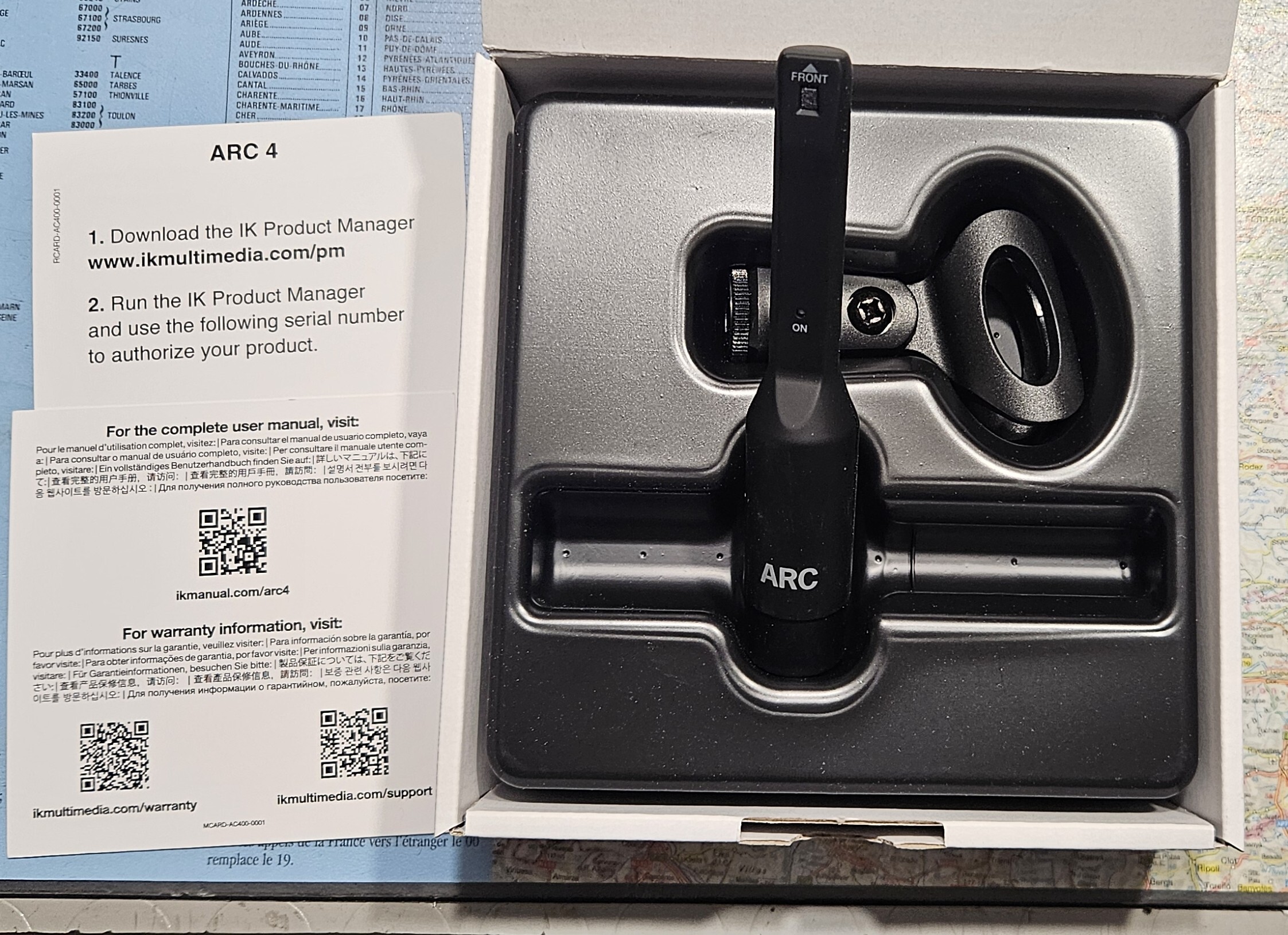 micro de calibrage ARC 4 