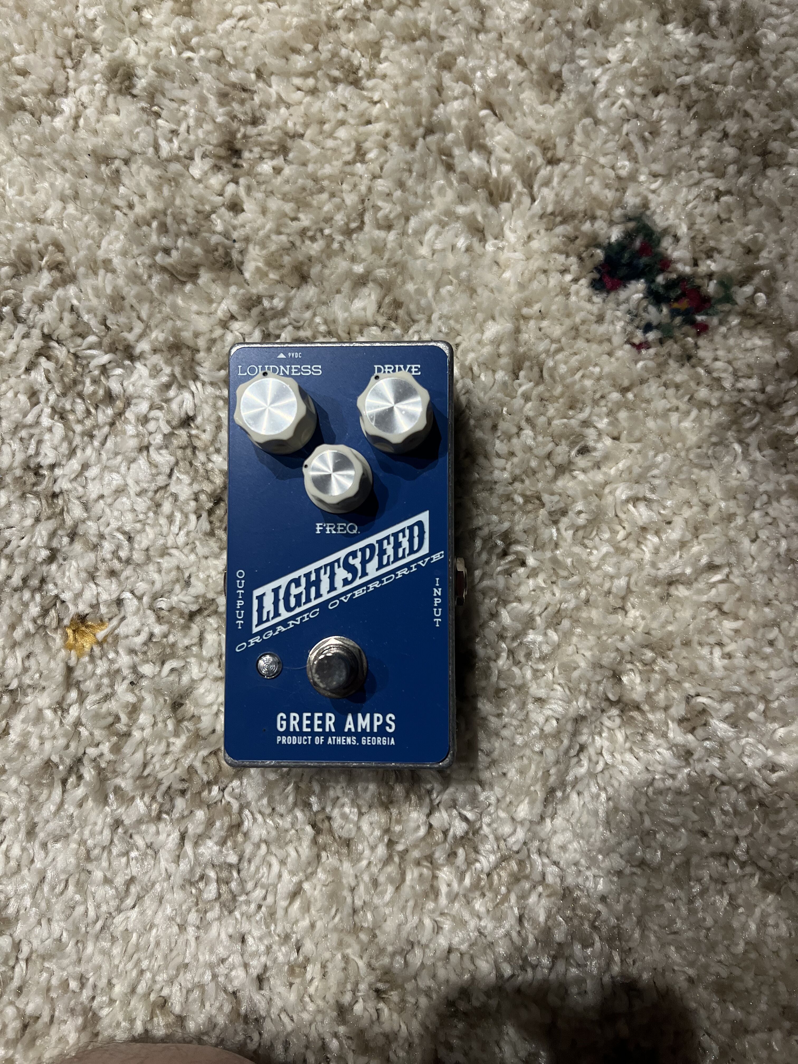 Vends Greer Amps Lightspeed Organic Overdrive