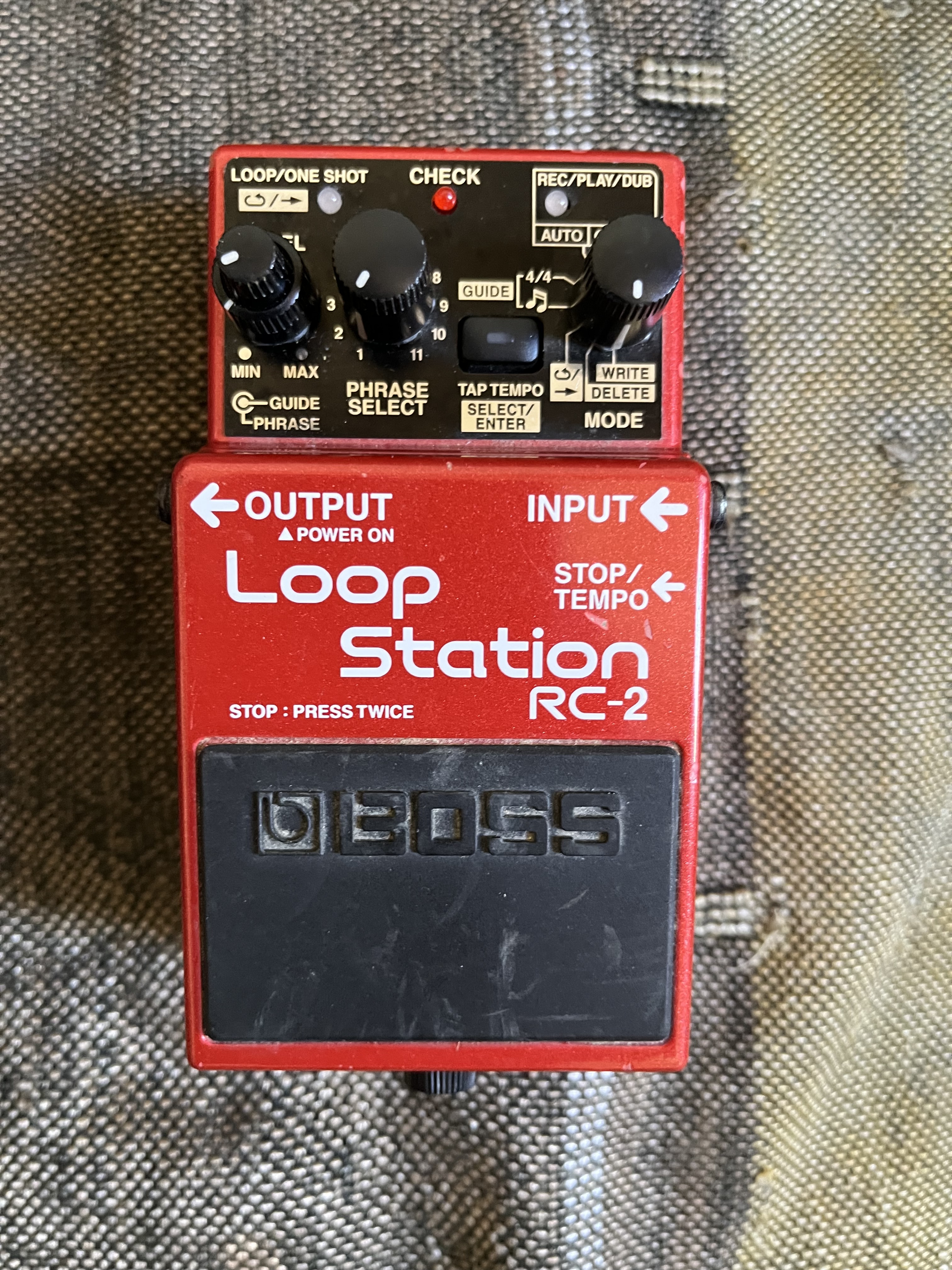 pédale Boss RC2  loopstation