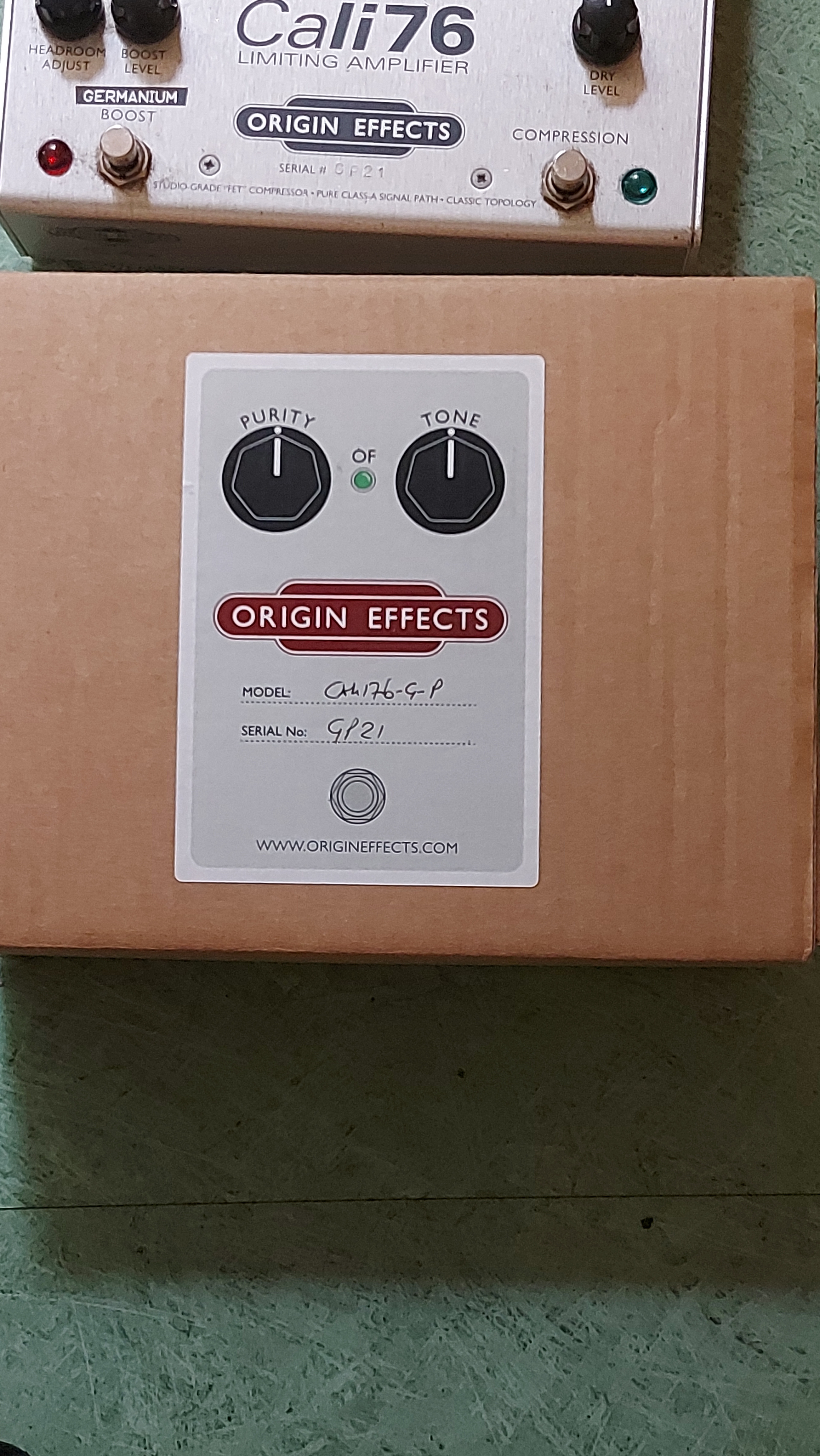 Cali 76 Germanium Origin Effects
