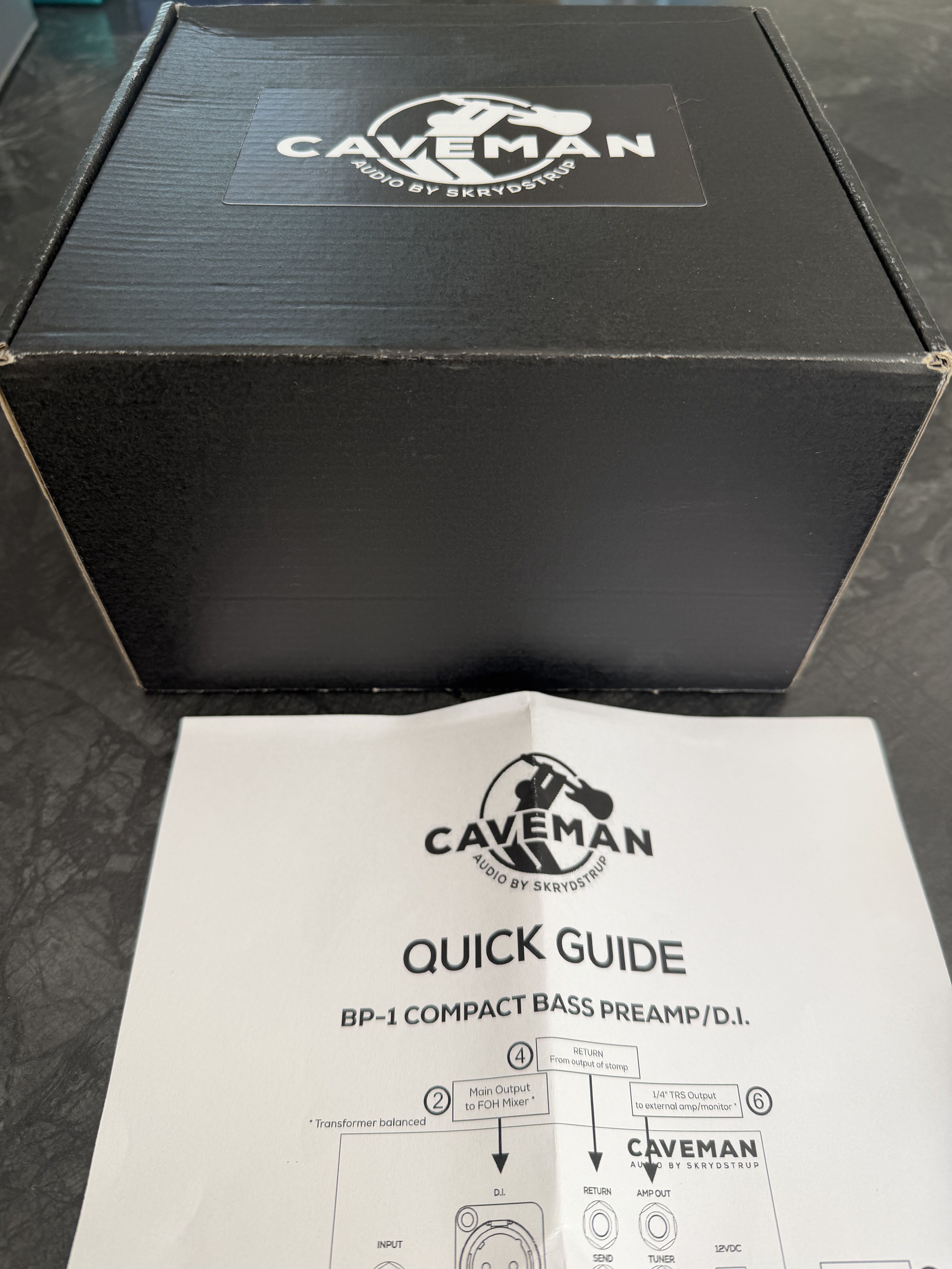 Caveman Audio BP1 Compact Bass Preamp (80416)