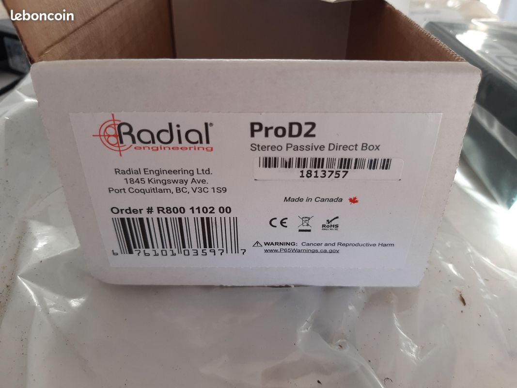 2 DI STEREO PRO DUO D2 Radial neuves