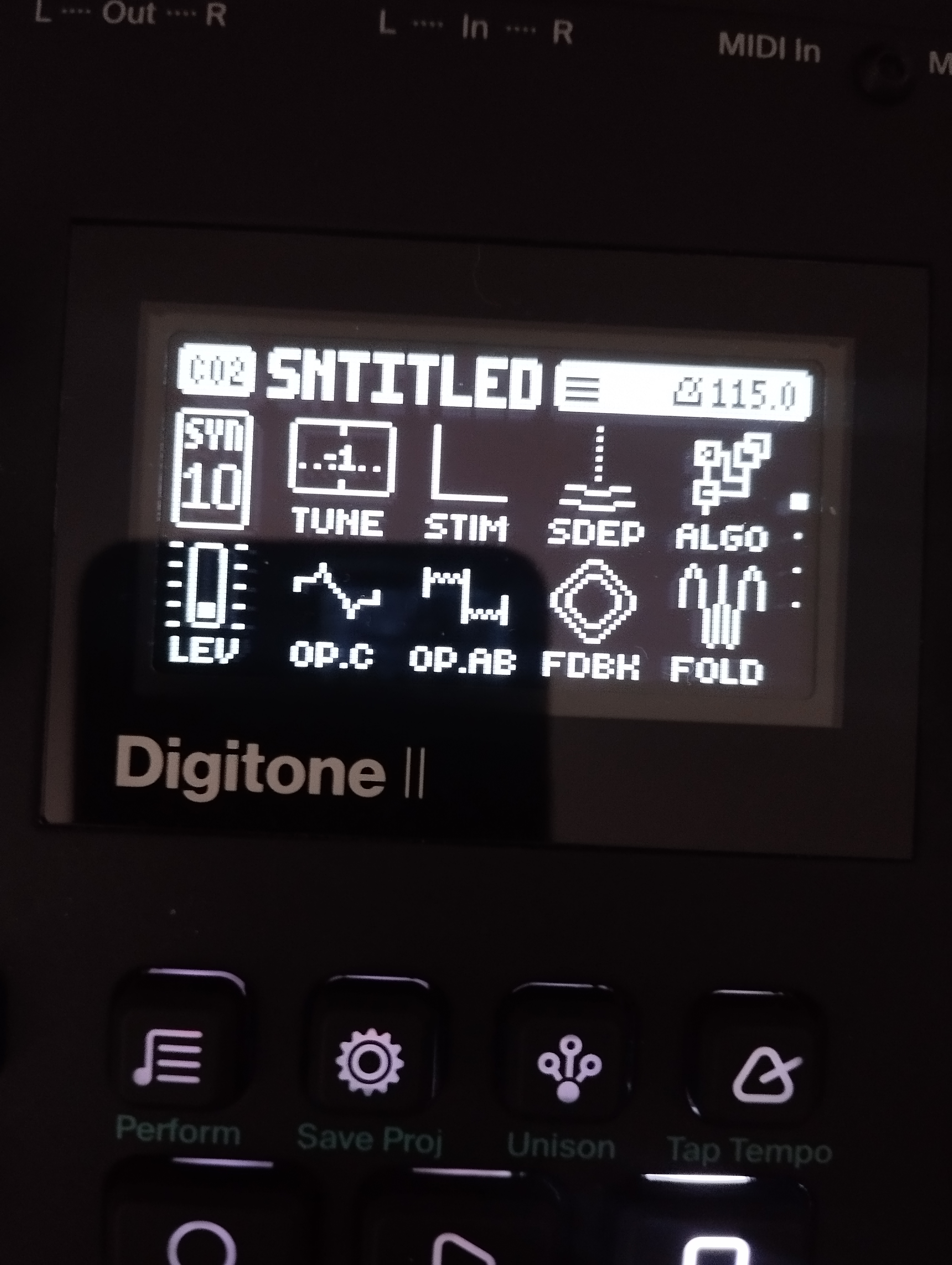 Vends digitone 2