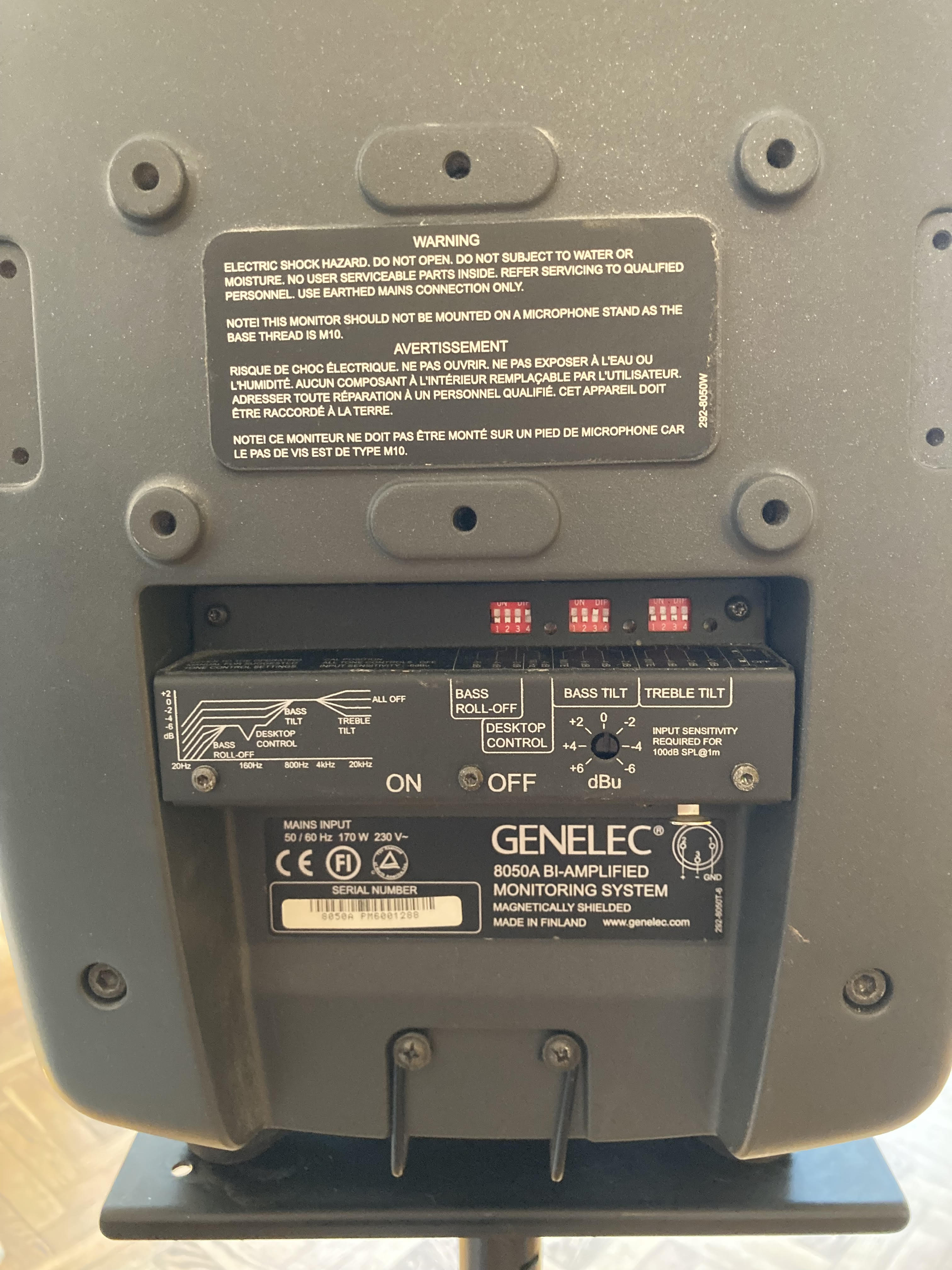 vends 1 paire de génélec 8050A