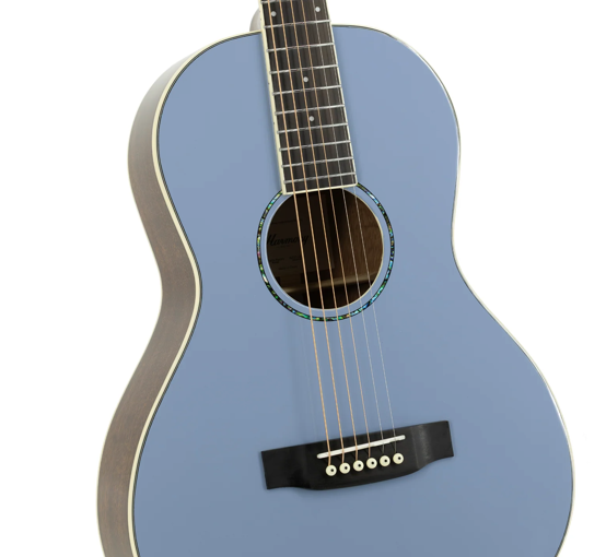 Parlor Acoustic GuitarBlue