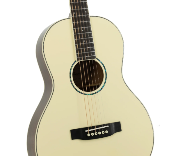 Parlor Acoustic GuitarWhite