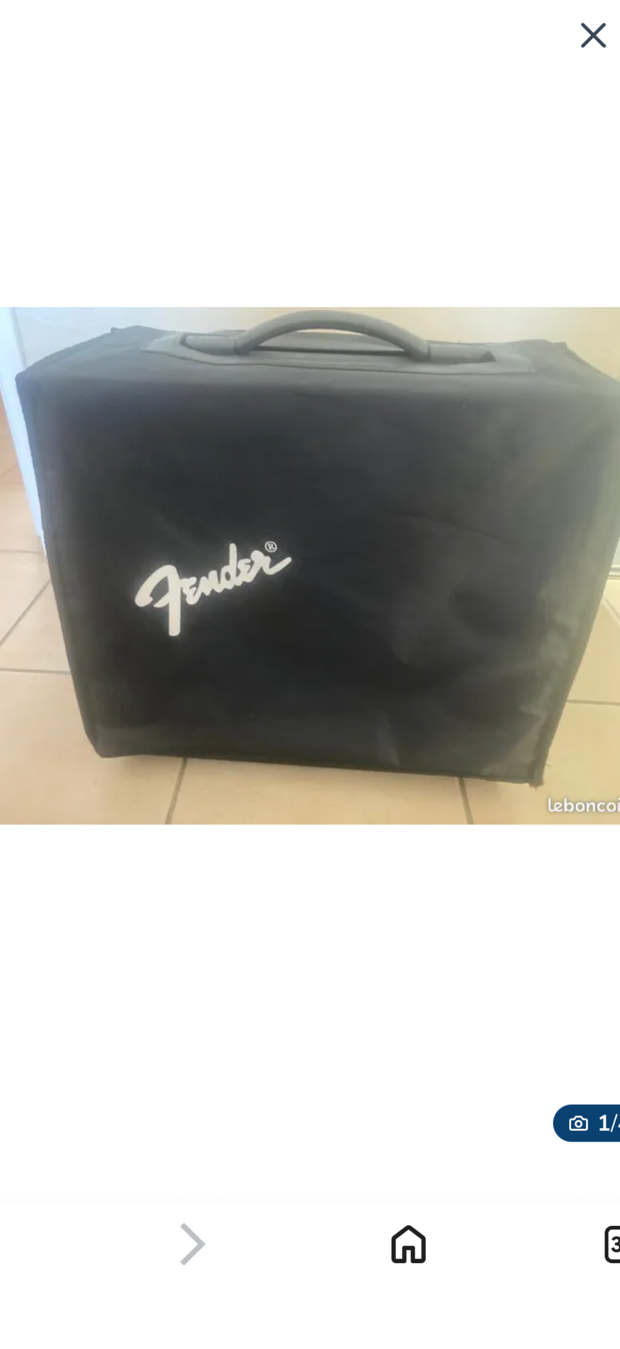 Vends ampli guitare Fender Gdec-30, avec housse Fender et footswich Fender