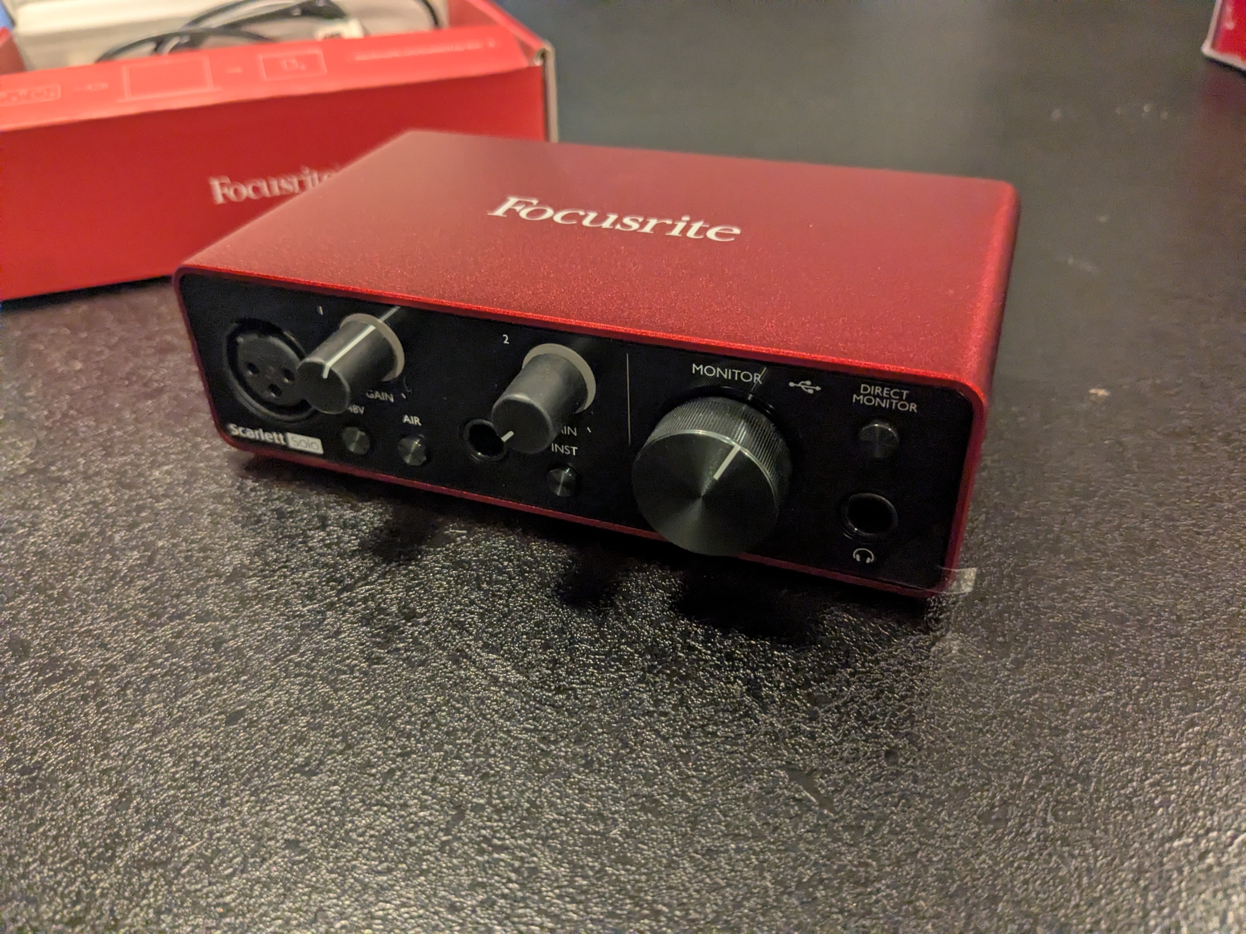 Vends FOCUSRITE SCARLETT SOLO (G3) - 65 € FDP IN