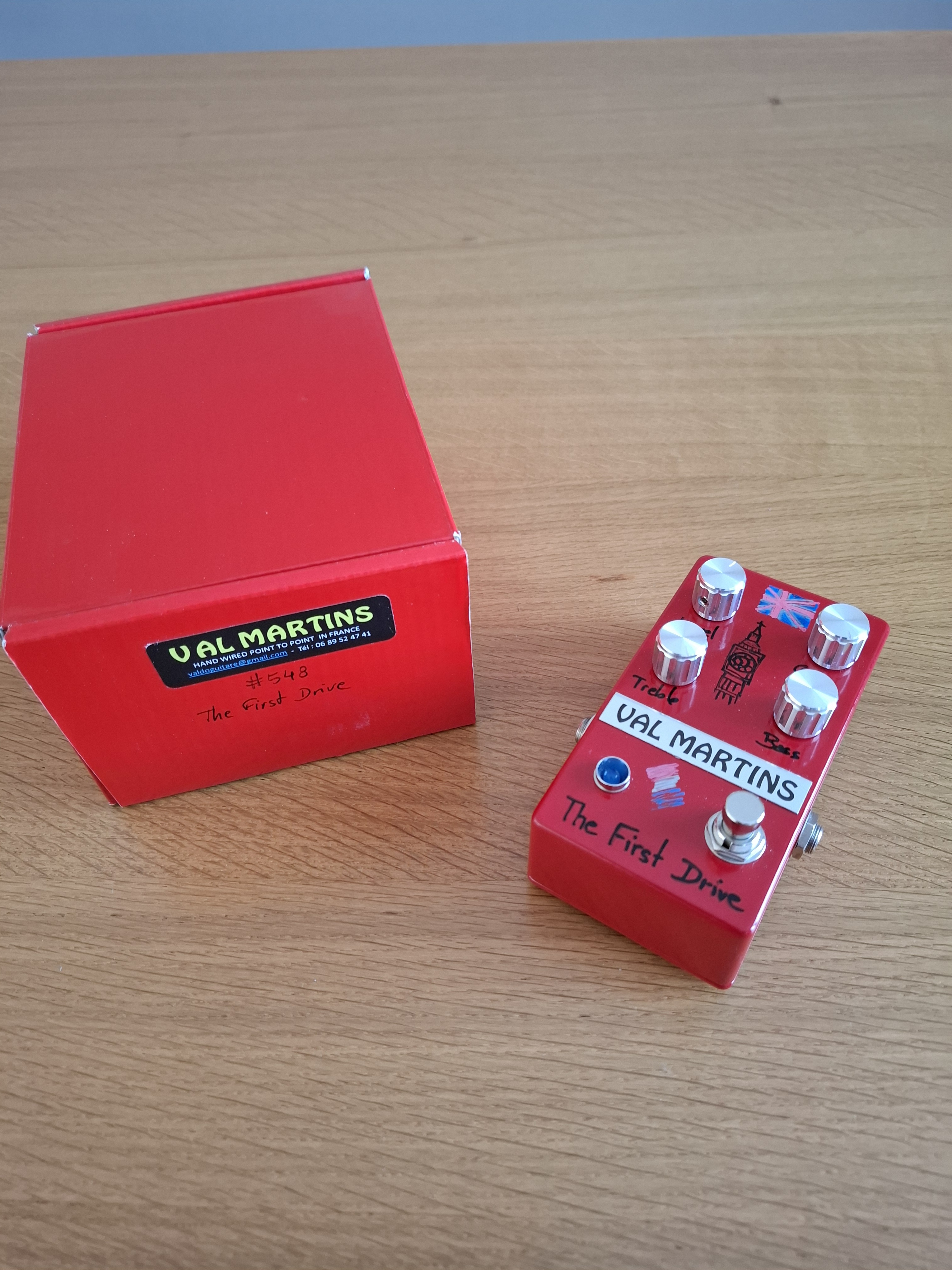 Vends pédale d'overdrive VALS MARTINS The First Drive en très bon état