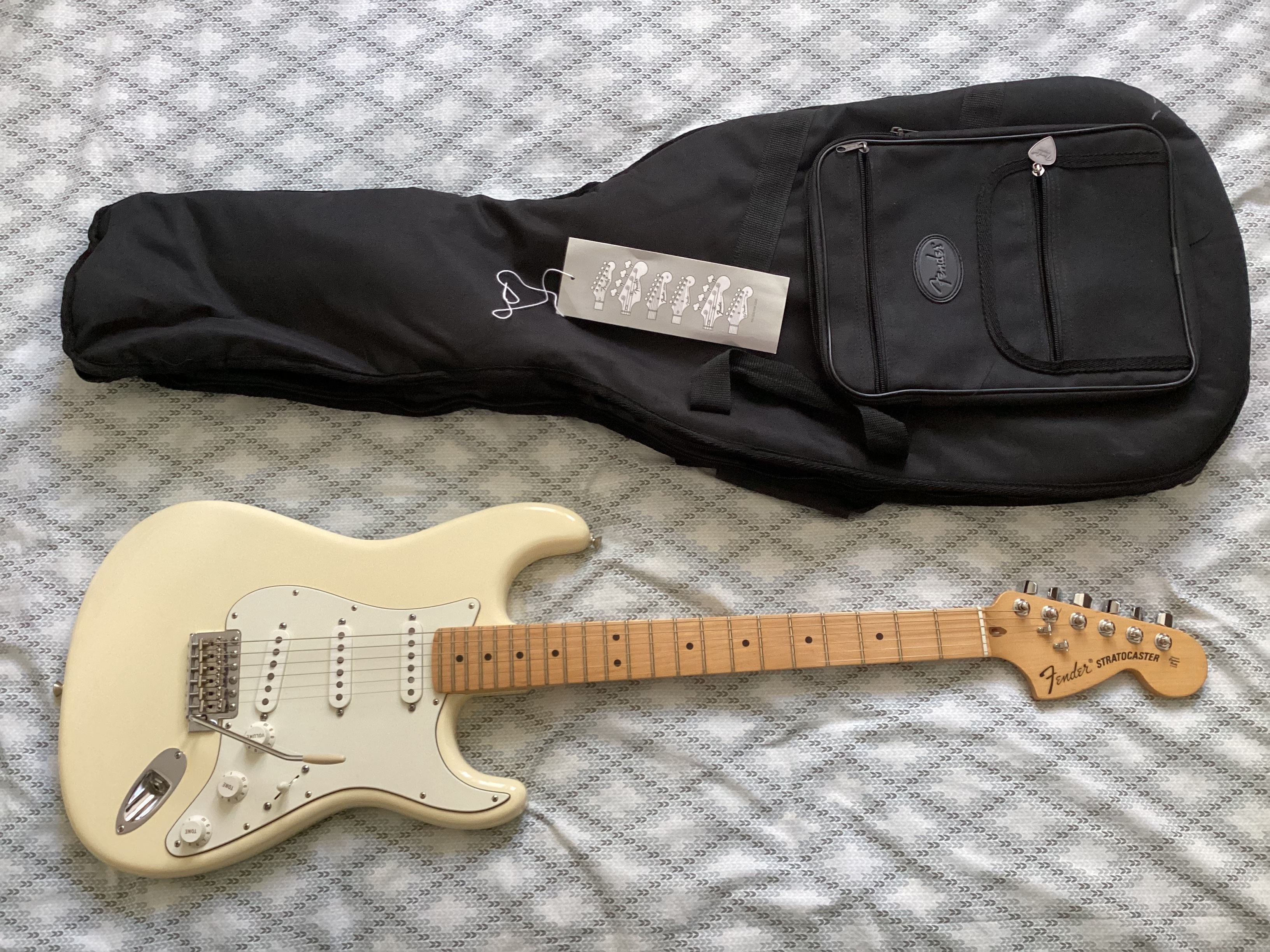 Fender Stratocaster American Special USA 2016 Olympic White Fat Headstock