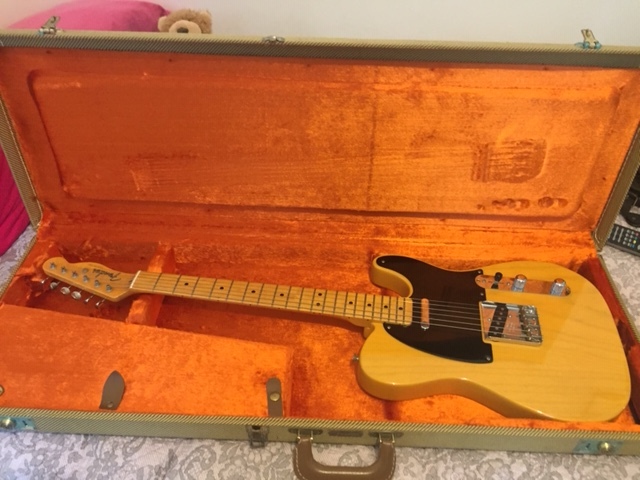 Telecaster 1952 reissue butter scotch vintage