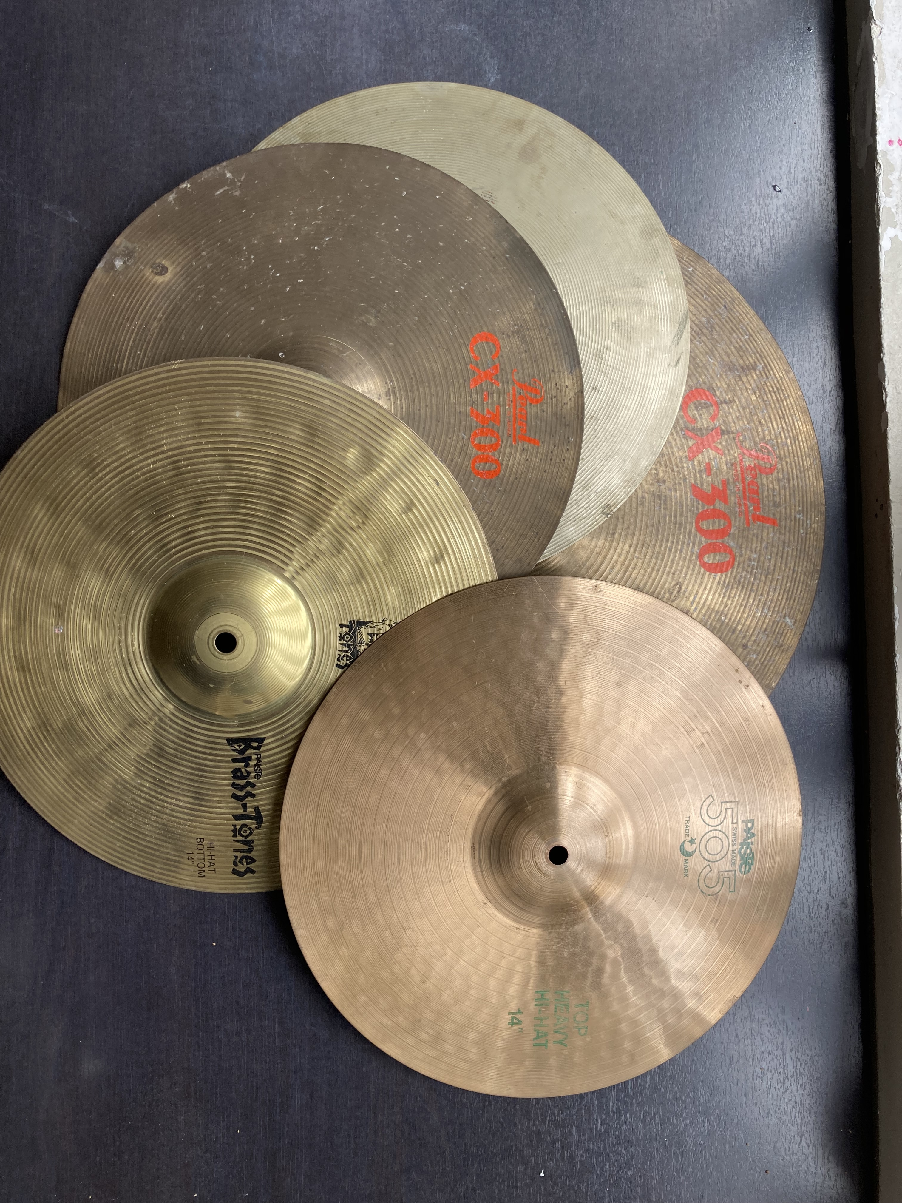 Vends lots d'éléments de drums (Hi Hat & Cymbale)