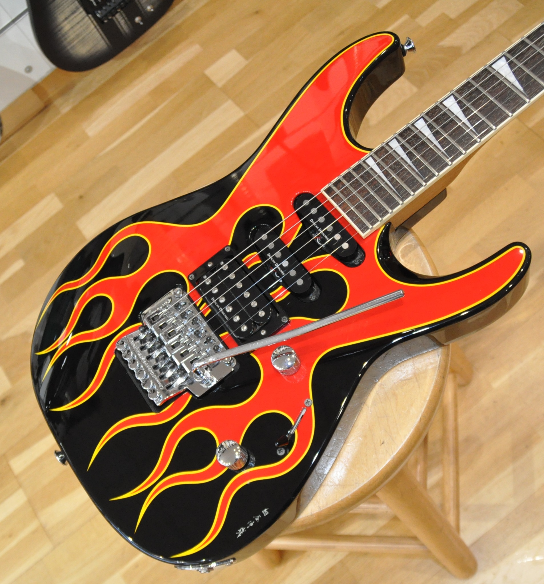 Jackson Dinky DK2 Hot Rod Flames (1999 Made In Japan)