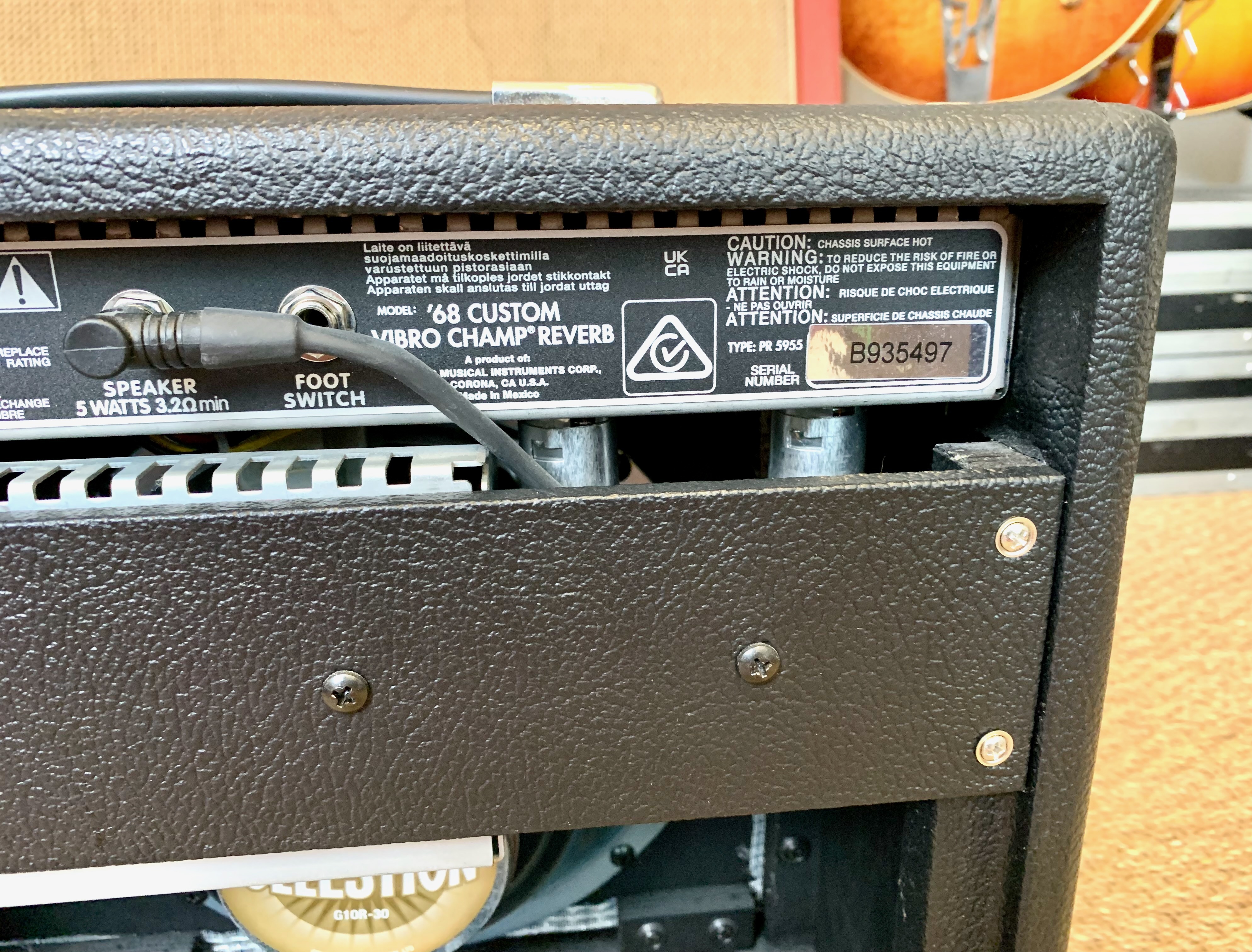 Fender '68 Custom Vibro Champ Reverb (93405)