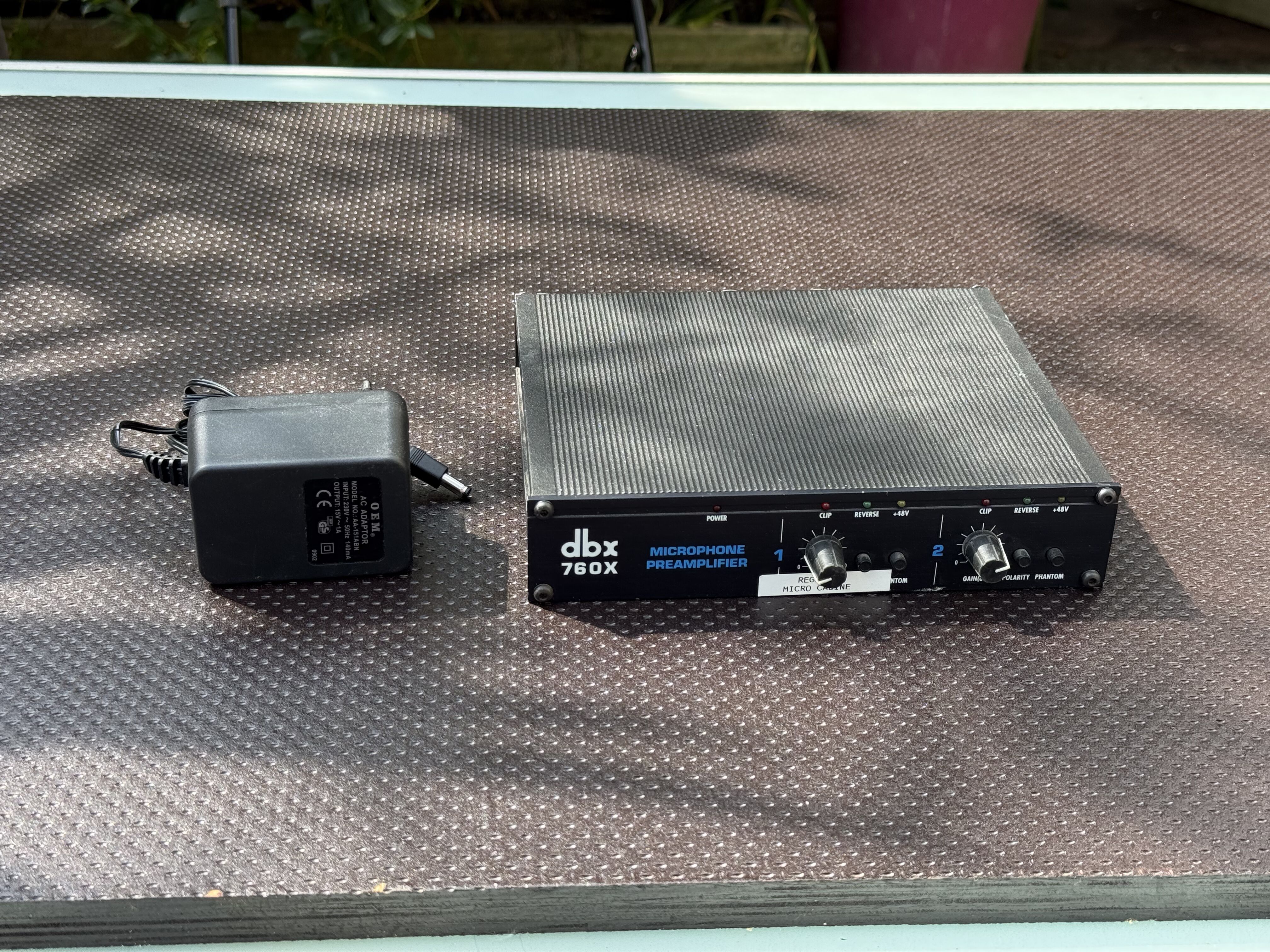 Préampli micro DBX 760X – 2 canaux XLR/Jack