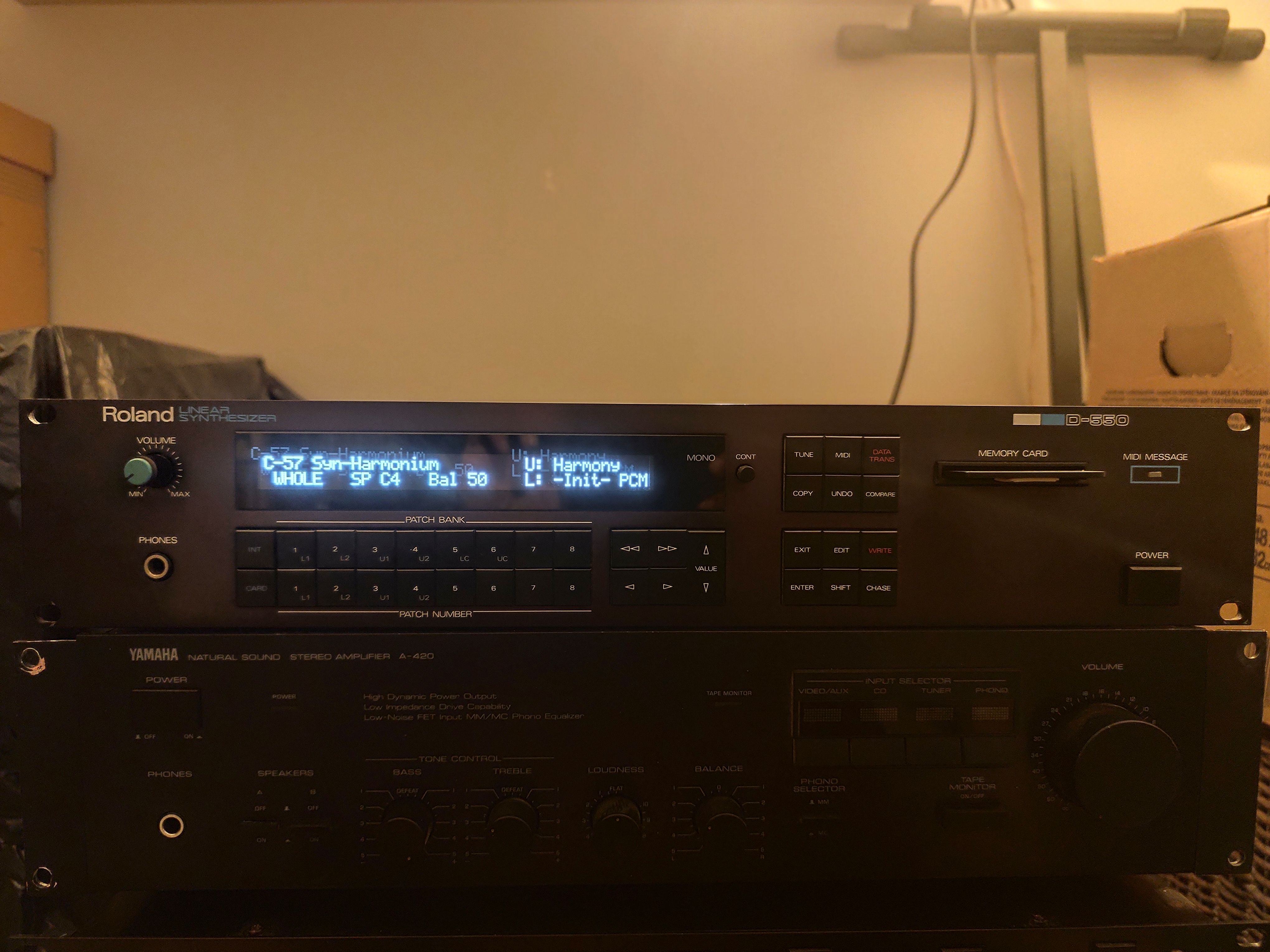 Roland D-550 + Memory Card 