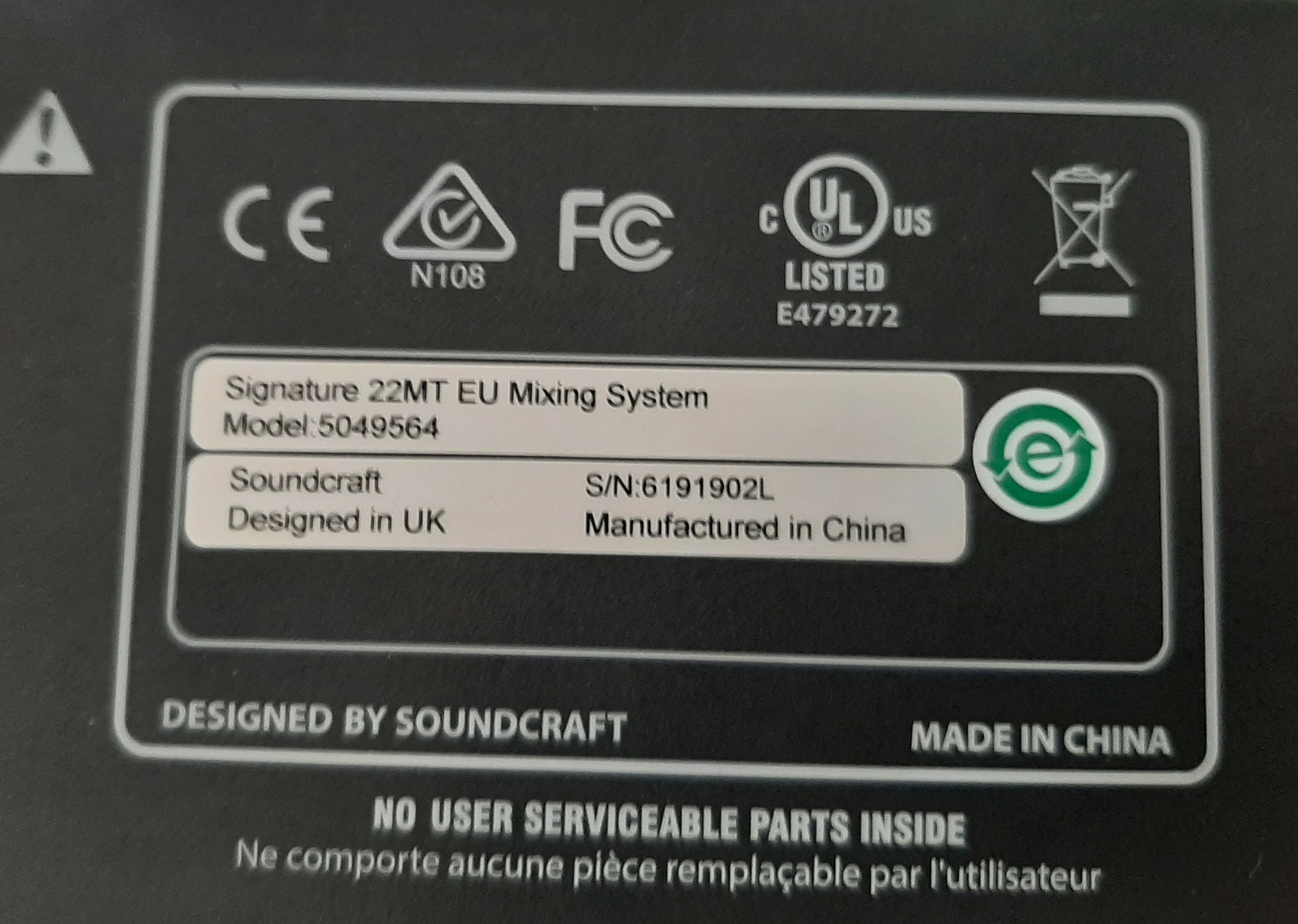 Soundcraft Signature 22 MTK (47130)