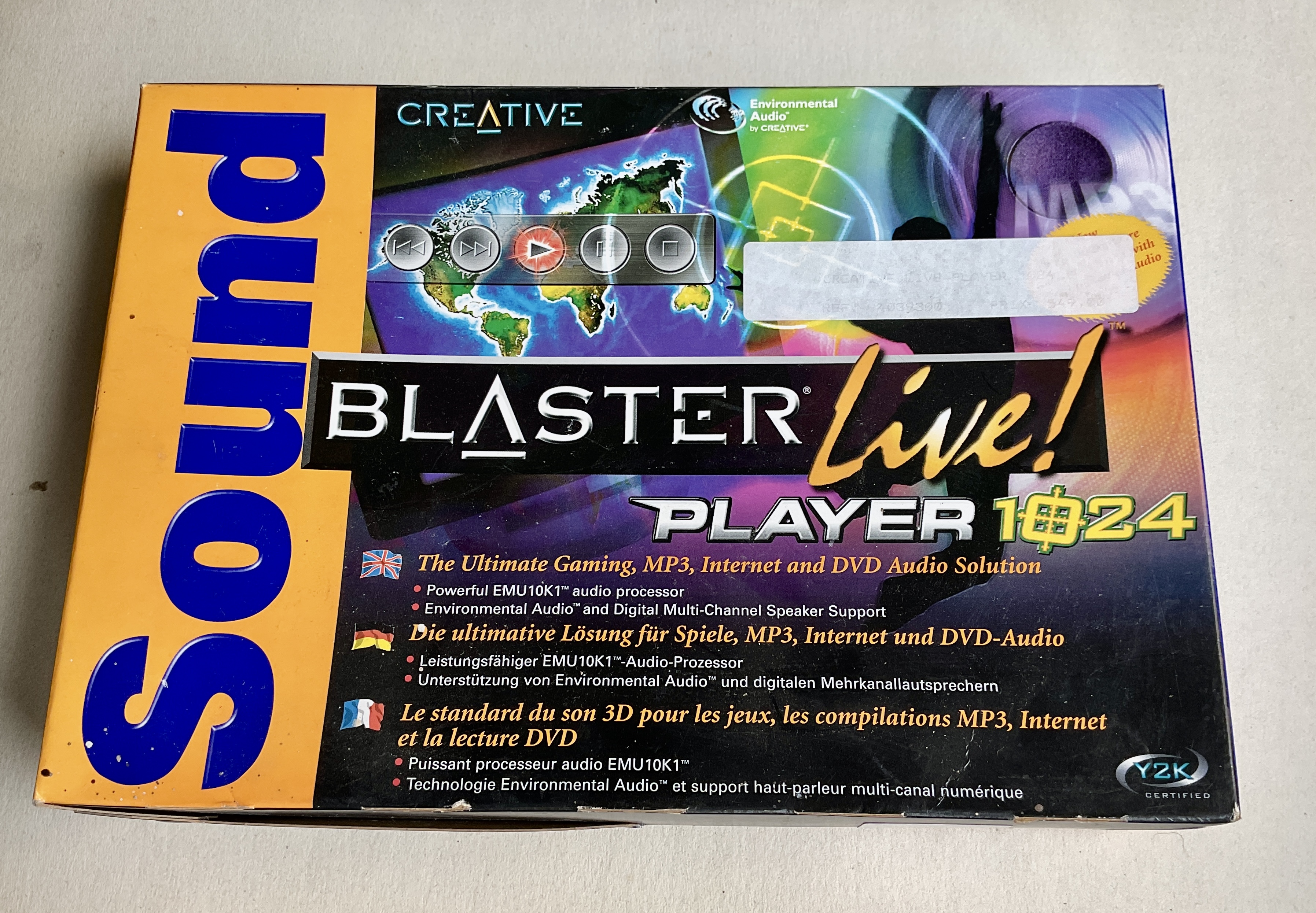 Creative Sound Blaster Live! Player 1024 CT4760 PCI – Boxed Retro Gaming