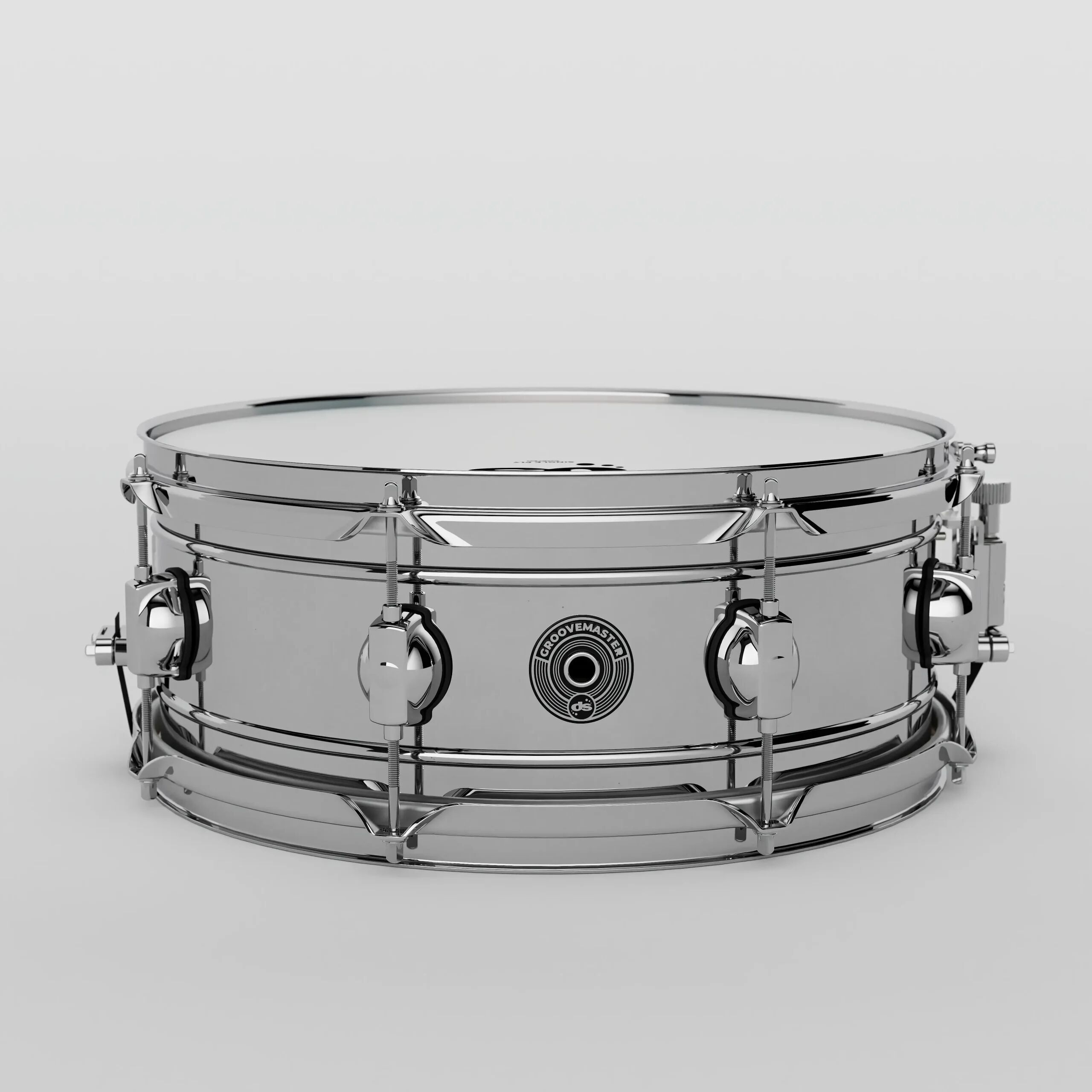 DS GrooveMaster 14&times;5.5 Steel Snare Drum