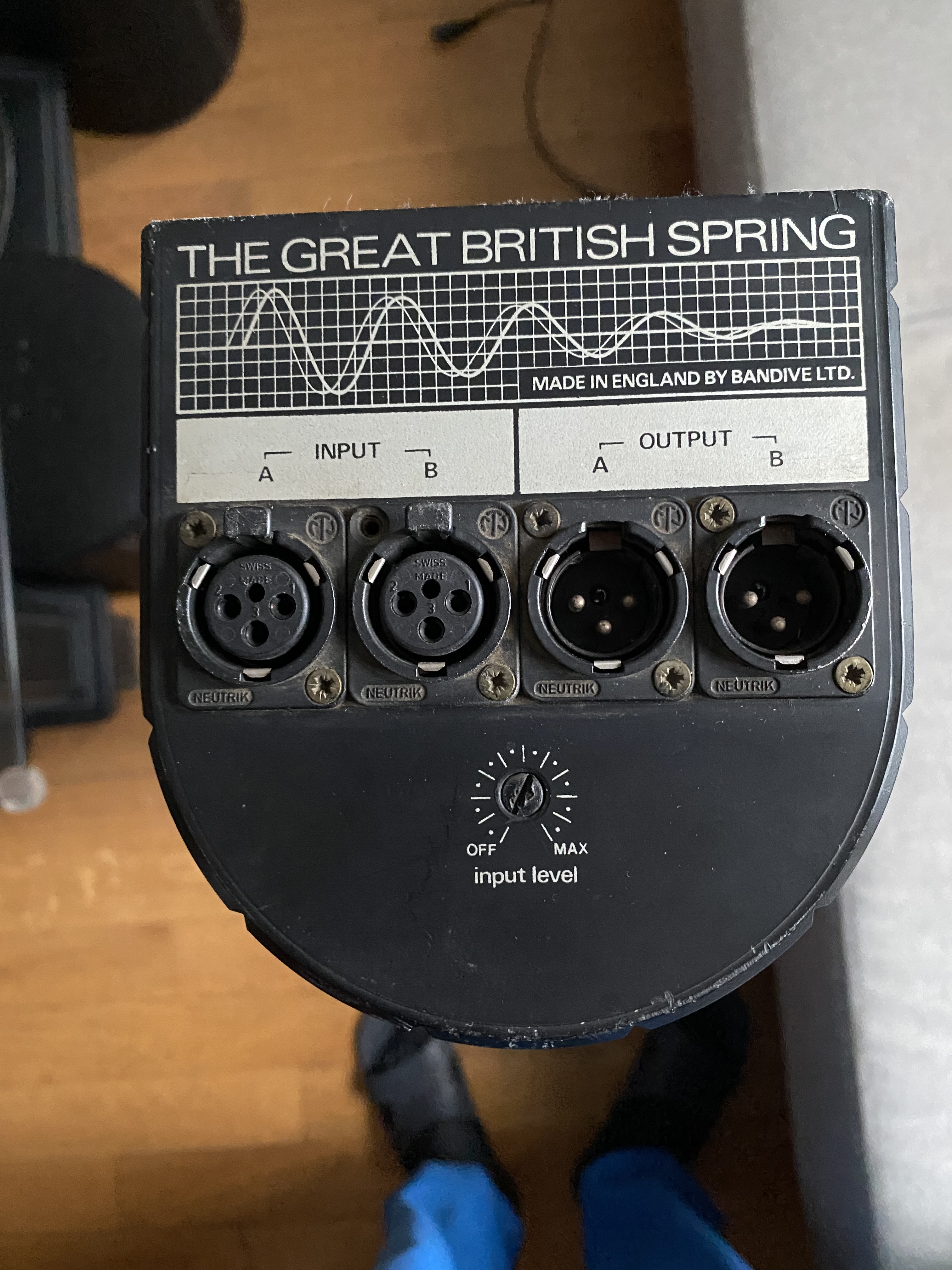 Vends Réverb The Great British Spring (Bandive Ltd) - Réverbération analogique vintage
