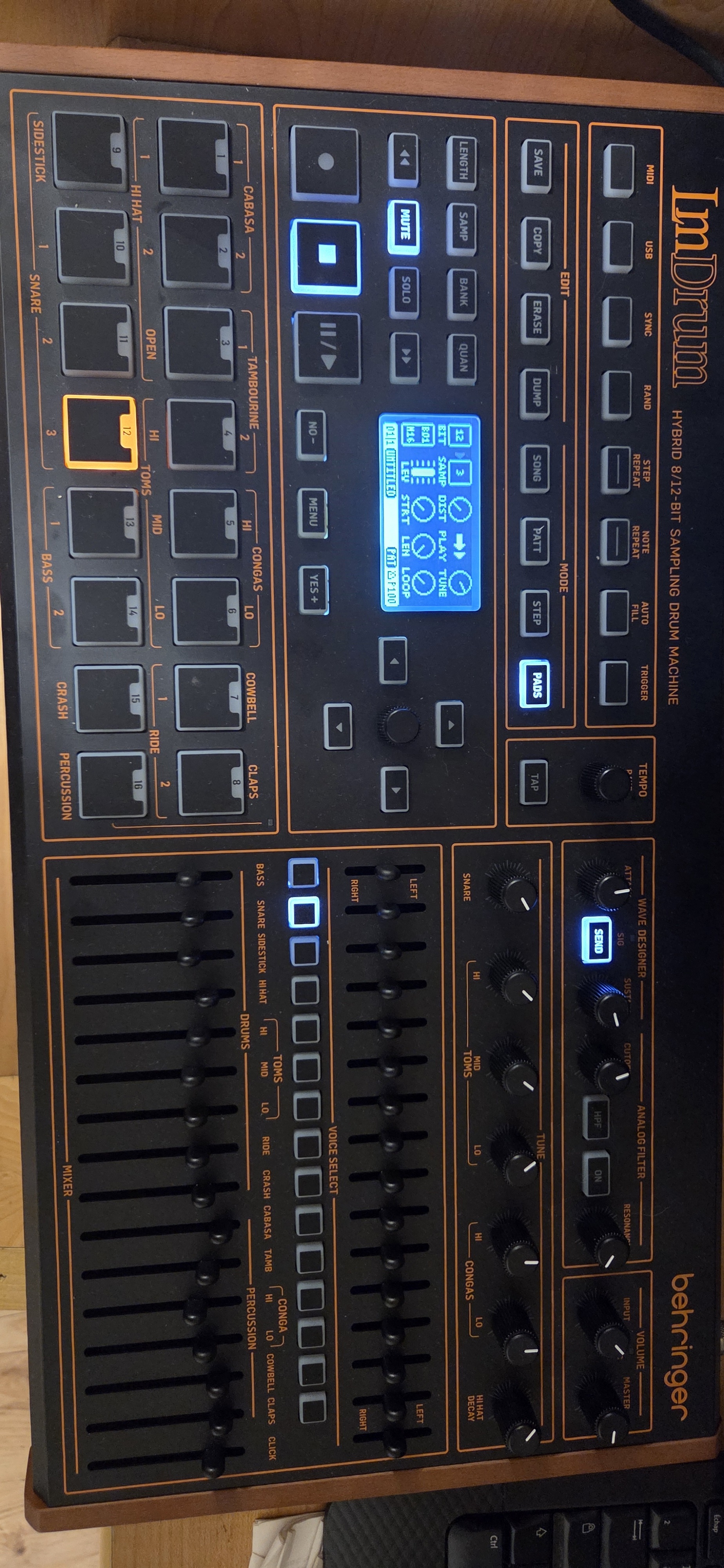 Lm drum behringer 