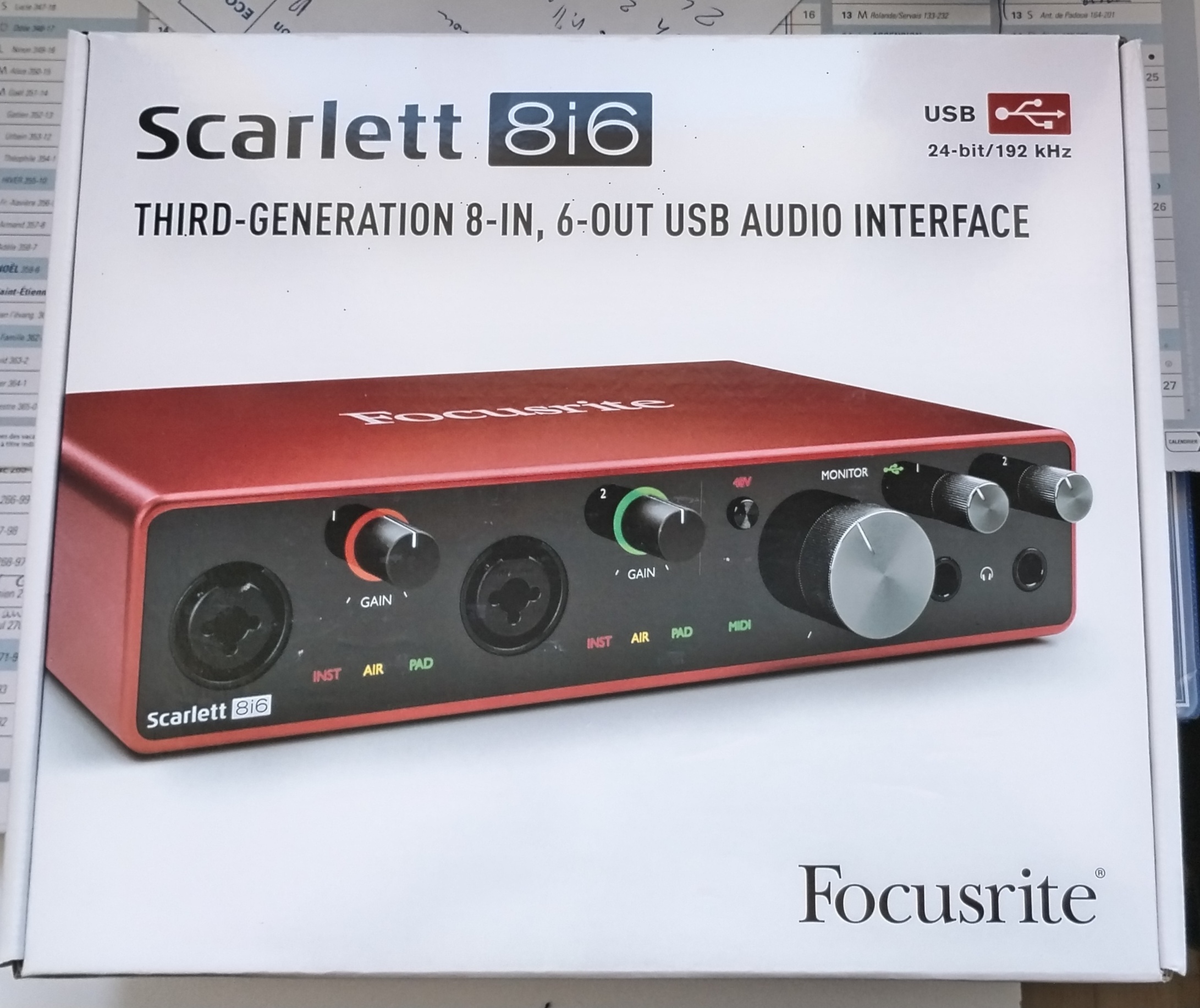 Vends Scarlett 8i6 G3 de Focusrite