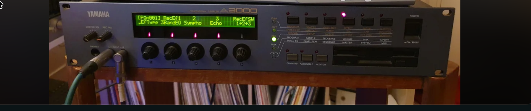 sampler A3000 yamaha