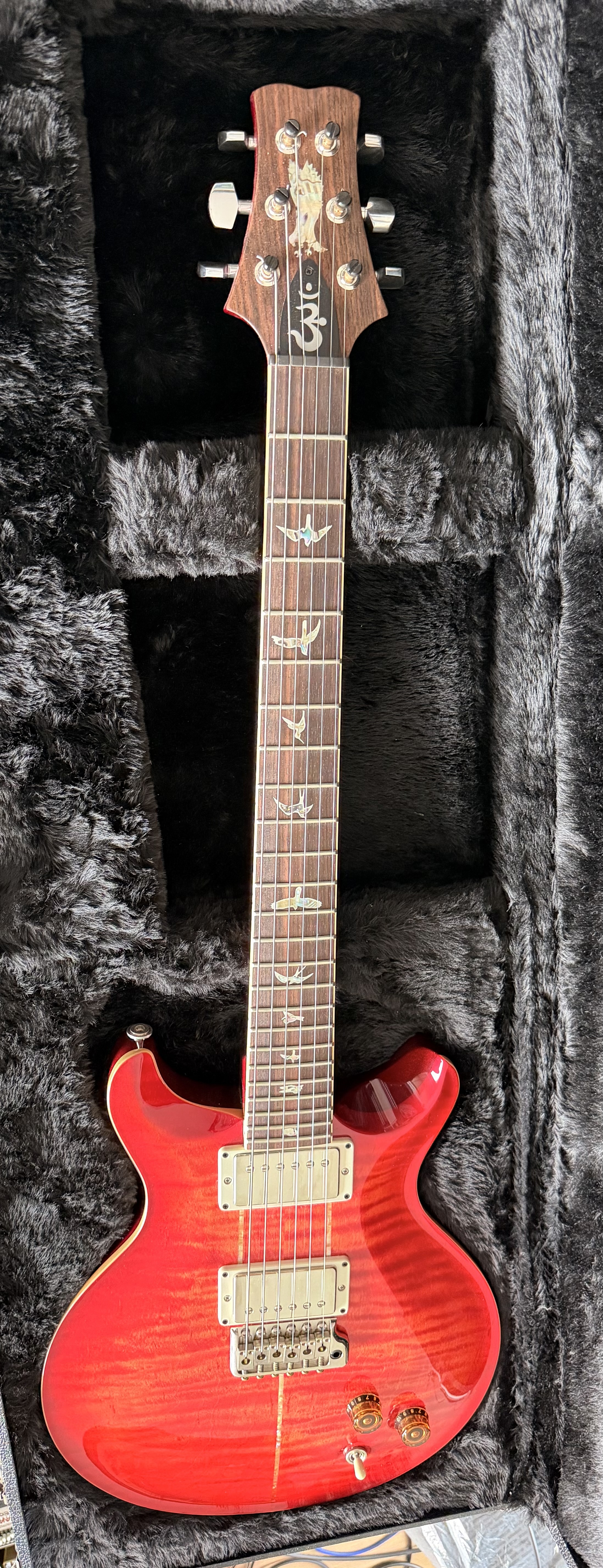 PRS SANTANA RETRO - Scarlet red burst